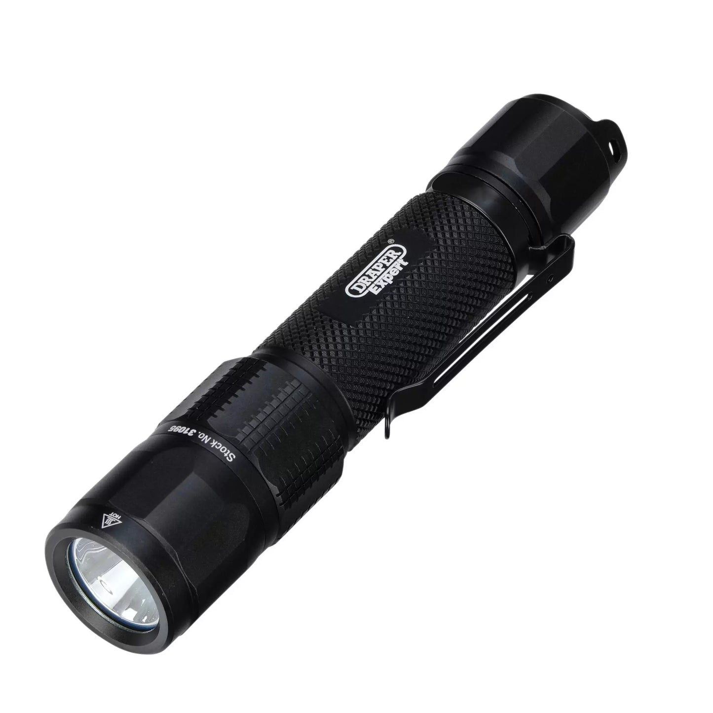 Draper Tools - 31095 - Draper Expert SMD LED USB Rechargeable High Performance Torch, 12W, 1200 Lumens, USB-C Cable Supplied