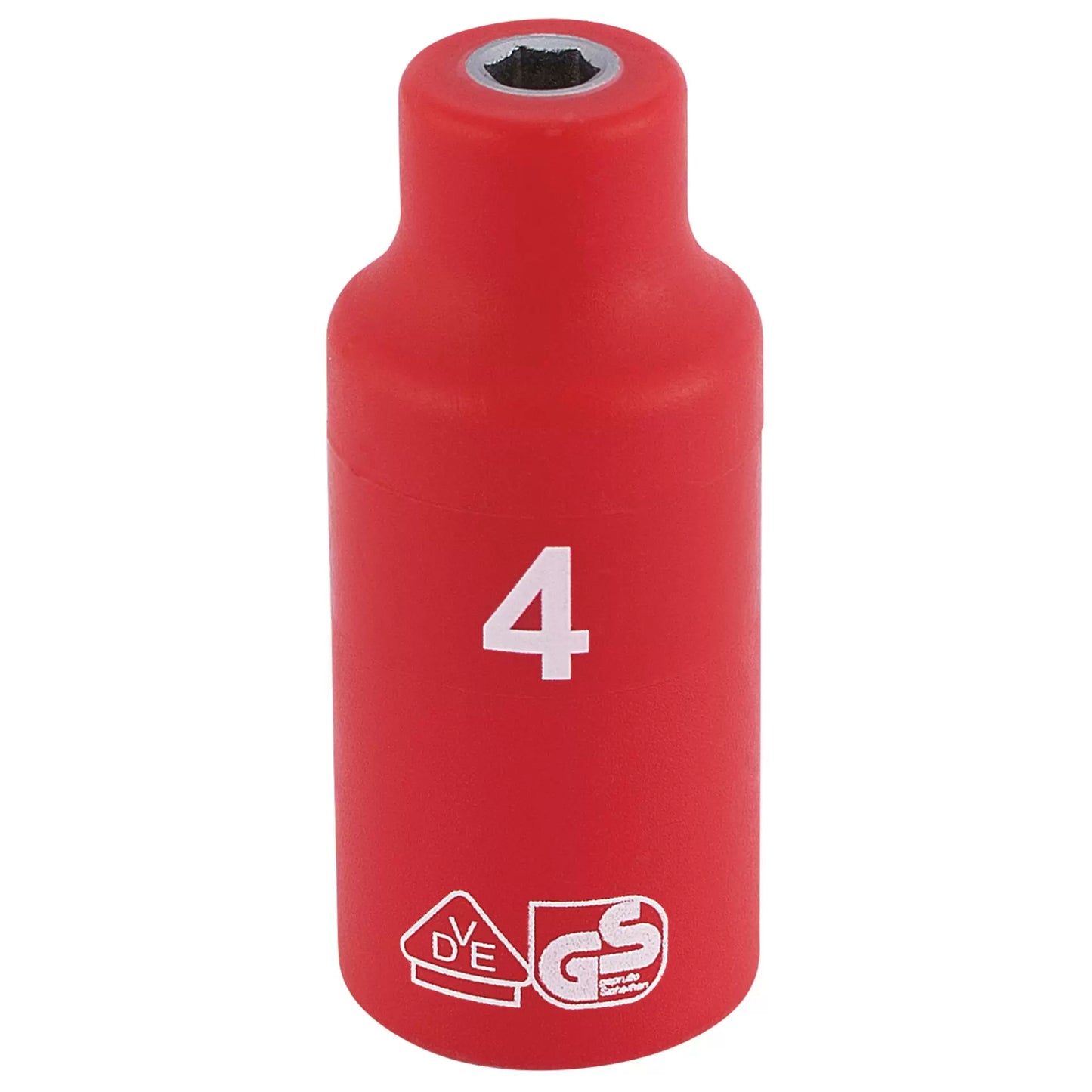 Draper Tools - 31143 - Draper Expert Fully Insulated VDE Socket, 1/4" Sq. Dr., 4mm