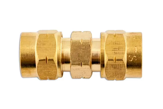 Brass Straight Coupling 9mm 10pc