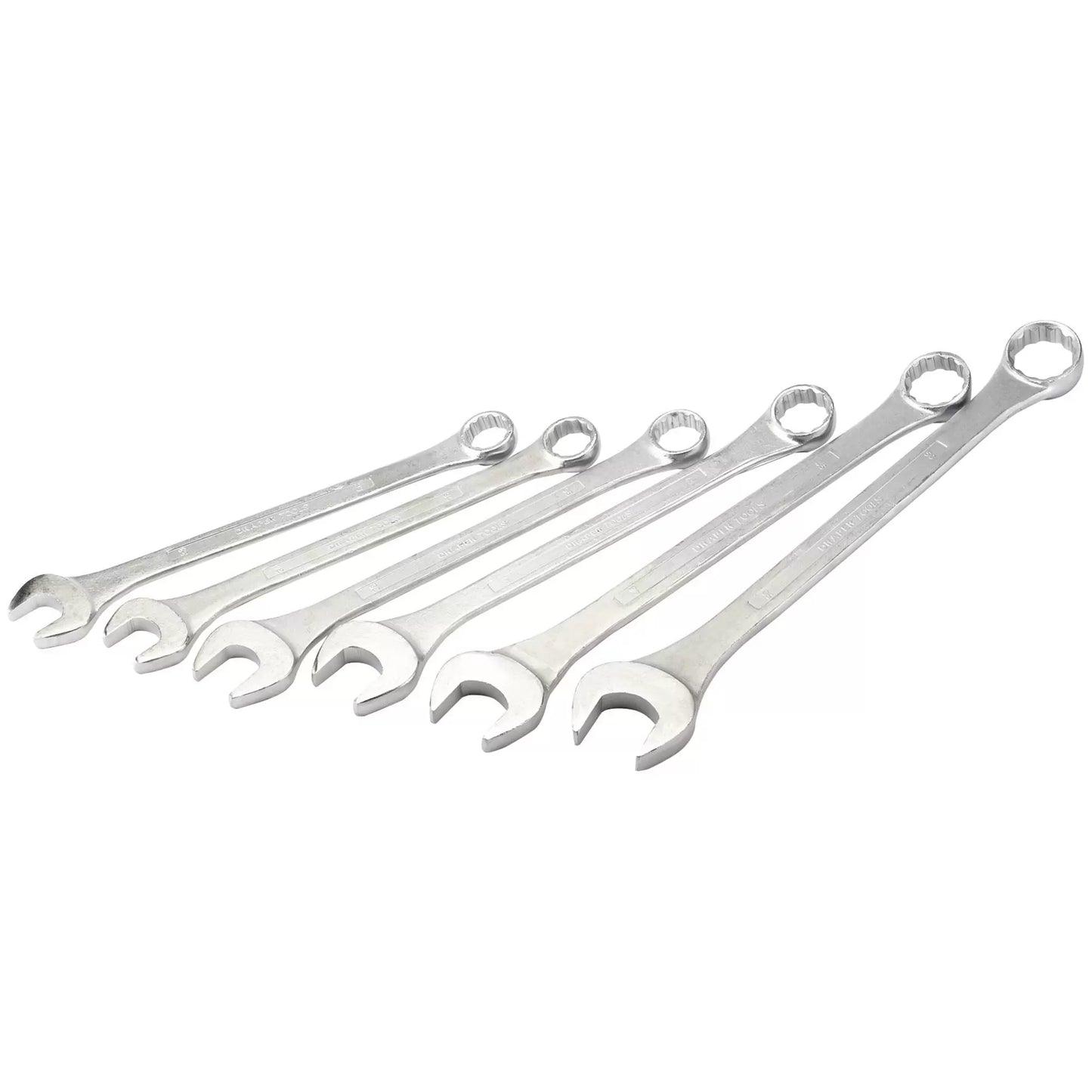 Draper Tools - 31167 - Heavy Duty Long Pattern Metric Combination Spanner Set (6 Piece)