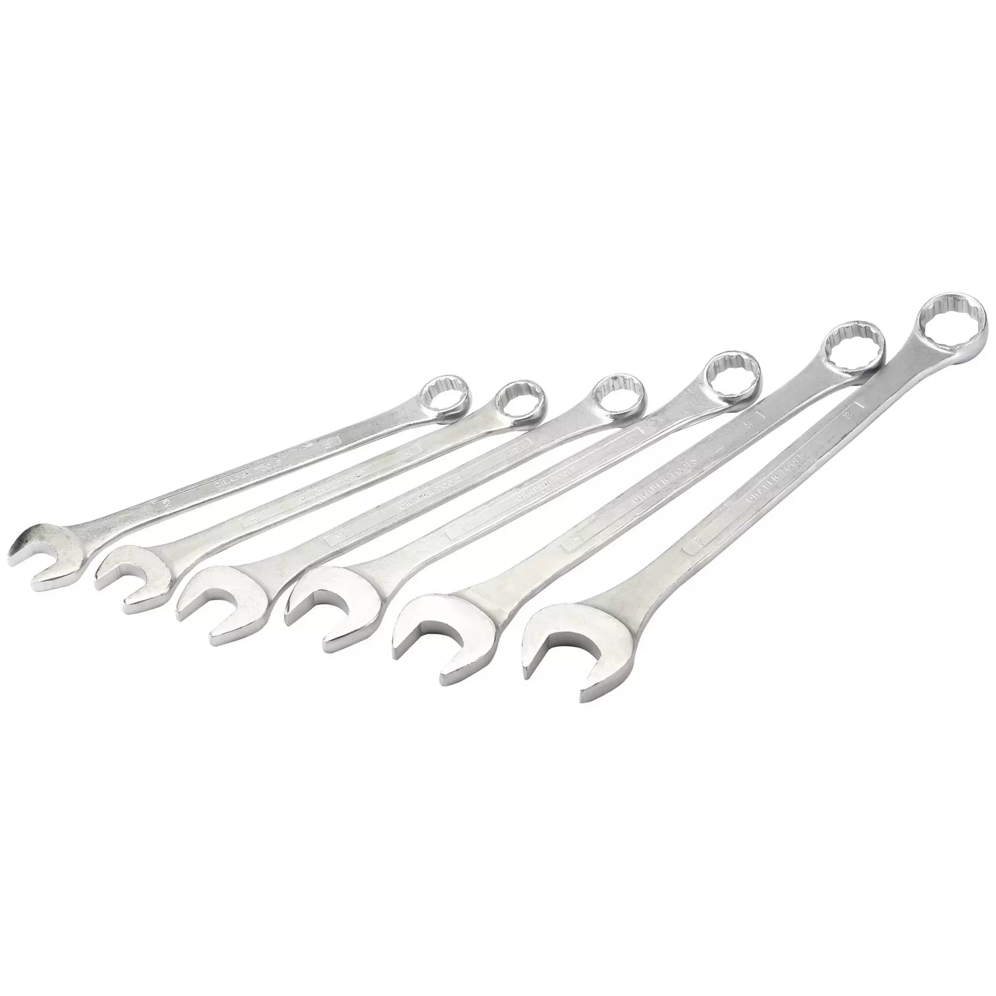 Draper Tools - 31167 - Heavy Duty Long Pattern Metric Combination Spanner Set (6 Piece)