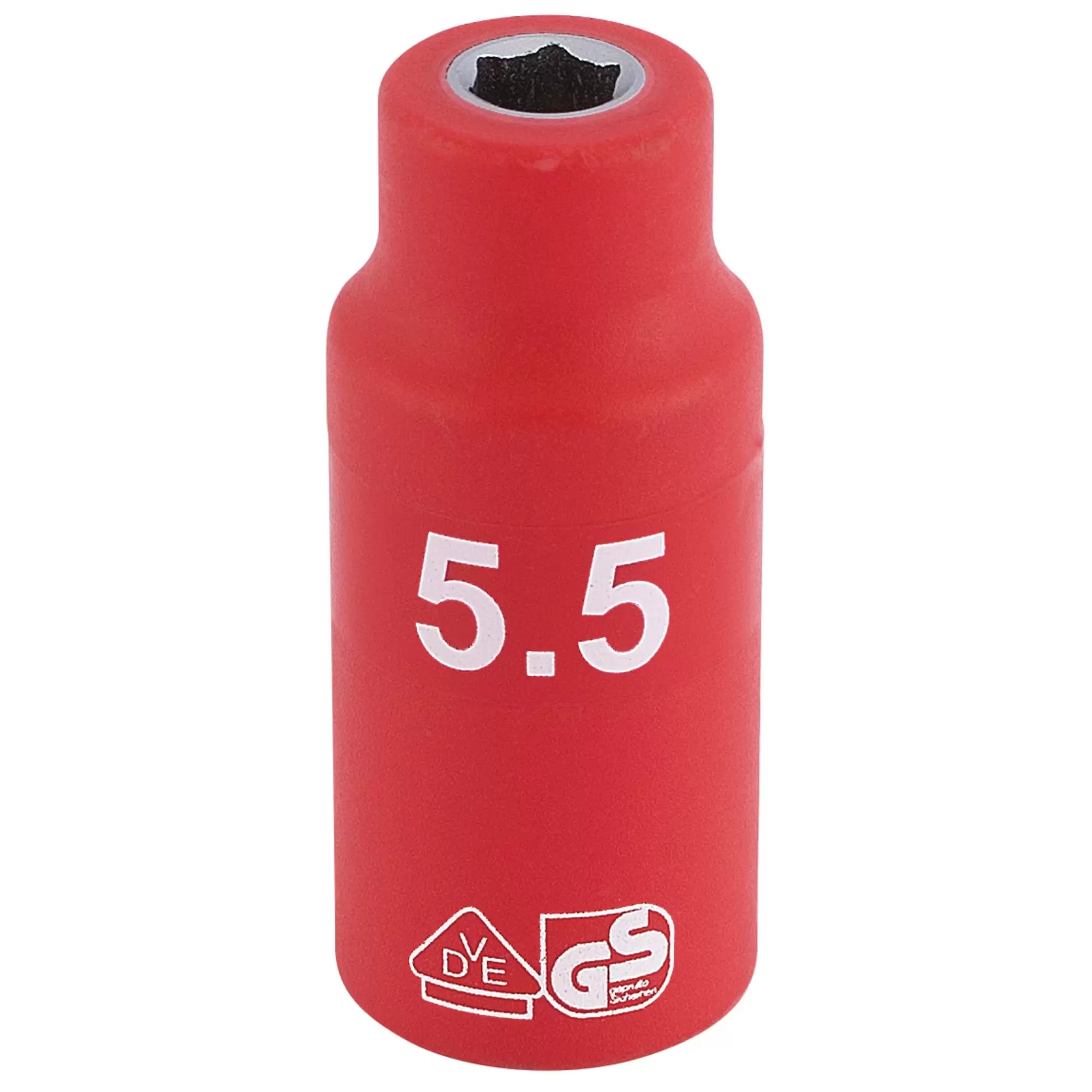 Draper Tools - 31237 - Draper Expert Fully Insulated VDE Socket, 1/4" Sq. Dr., 5.5mm