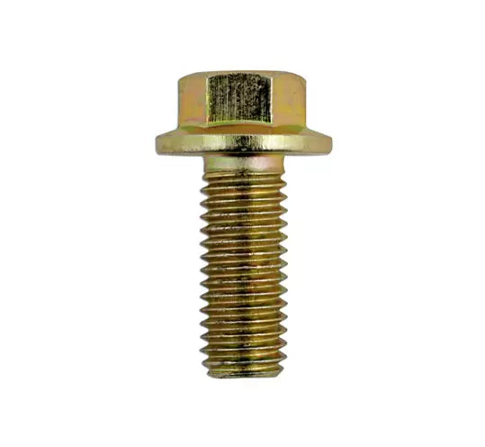 Connect - 31377 Flanged Bolt M10 x 1.5 x 50mm Zinc Yellow 50pc