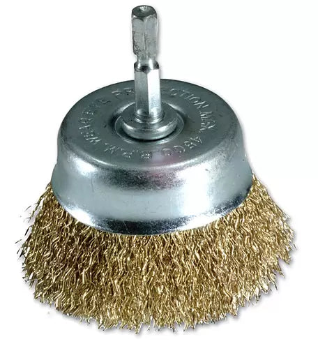 Laser - 3147 - Cup Brush with Quick Chuck 75mm