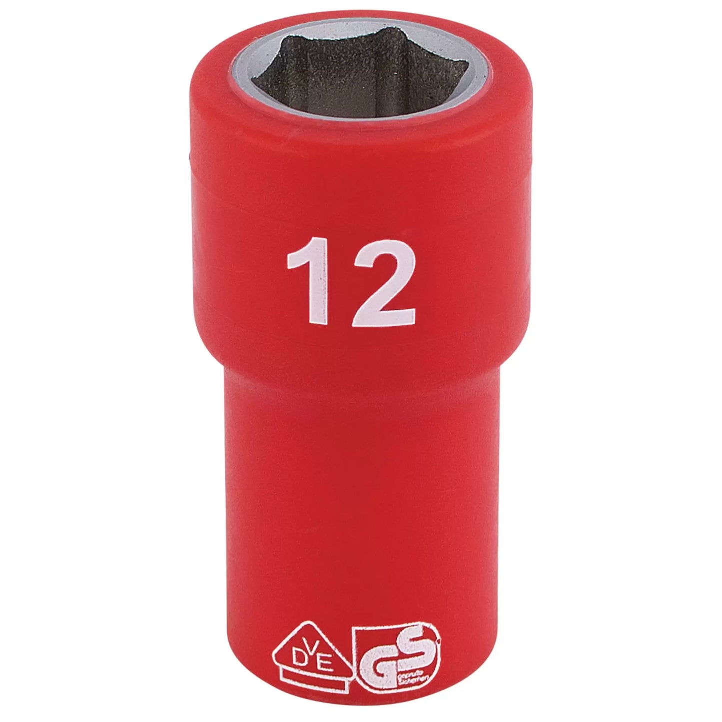 Draper Tools - 31490 - Draper Expert Fully Insulated VDE Socket, 1/4" Sq. Dr., 12mm