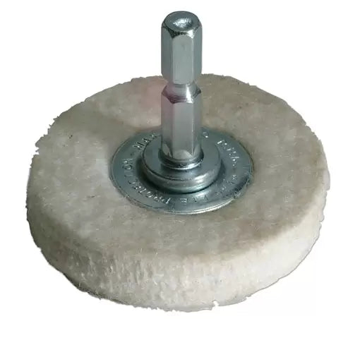 Laser - 3151 - Buffing Wheel with Quick Chuck End 50mm