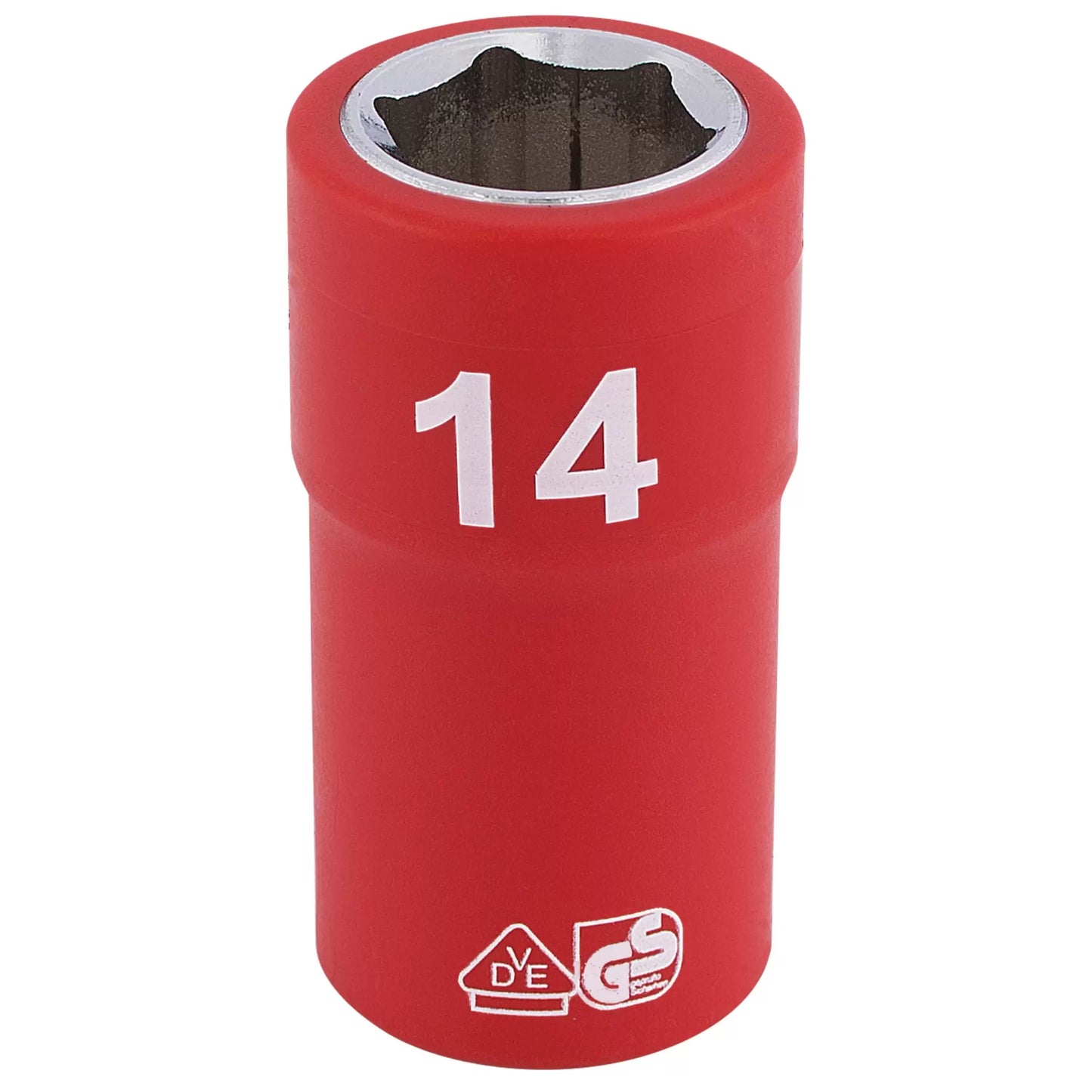 Draper Tools - 31697 - Draper Expert Fully Insulated VDE Socket, 3/8" Sq. Dr., 14mm