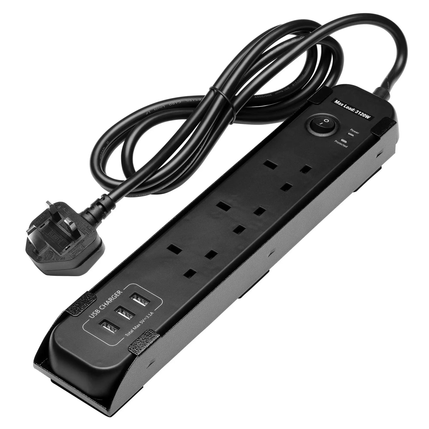 Draper Tools - 31713 - BUNKER UK Power Strip with Magnetic Holder