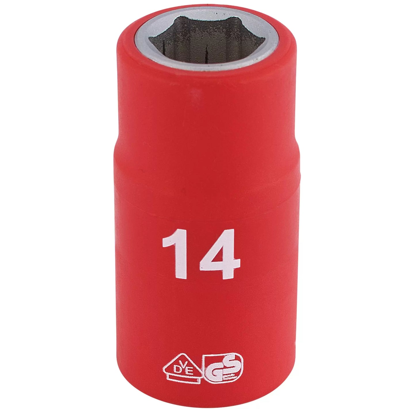 Draper Tools - 31789 - Draper Expert Fully Insulated VDE Socket, 1/2" Sq. Dr., 14mm