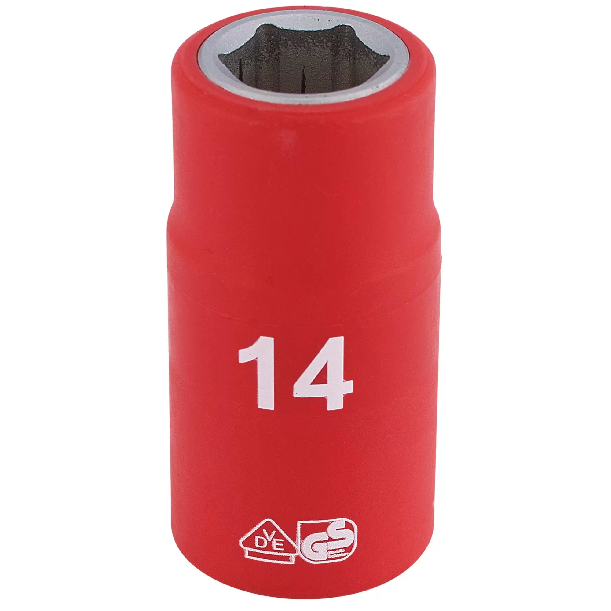 Draper Tools - 31789 - Draper Expert Fully Insulated VDE Socket, 1/2" Sq. Dr., 14mm