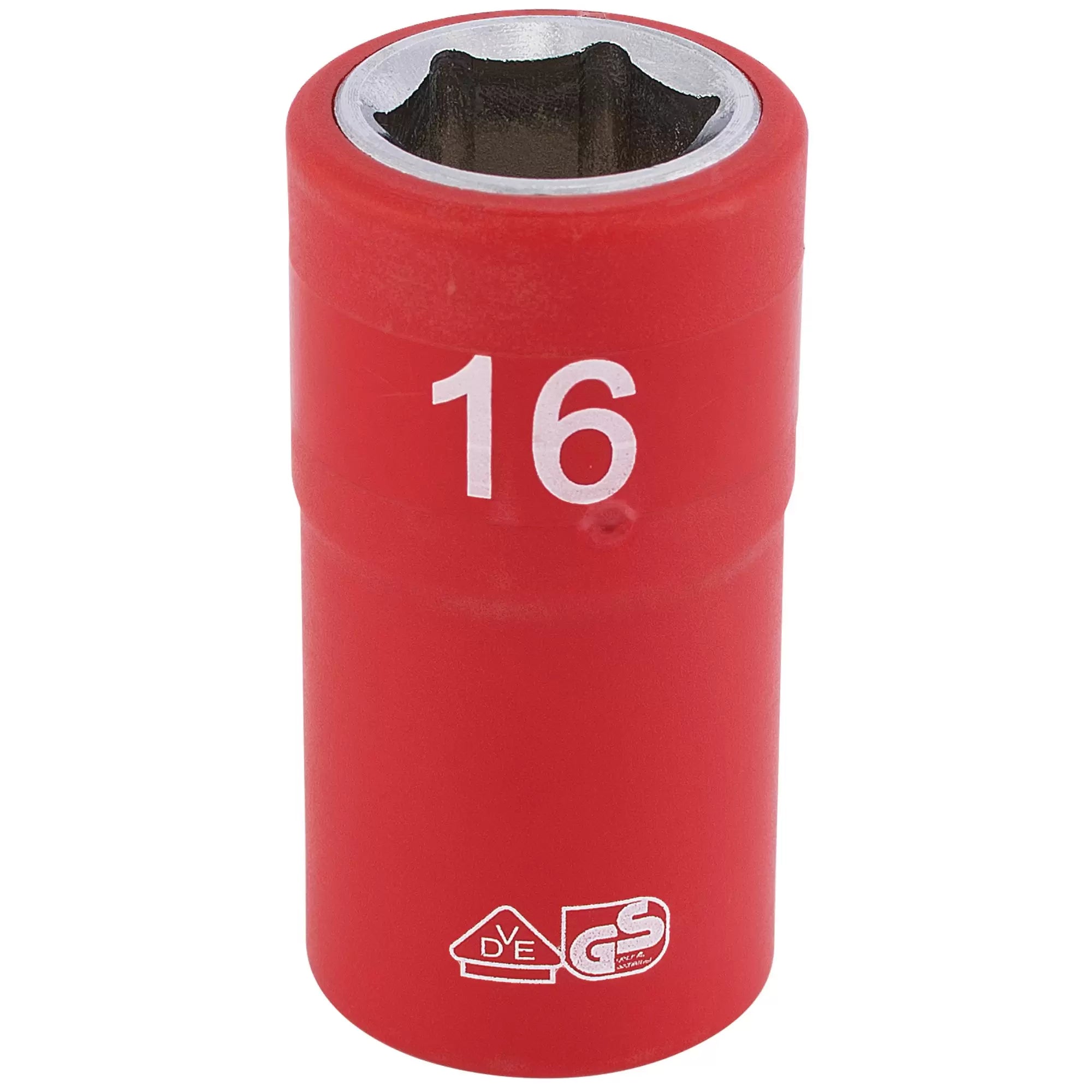 Draper Tools - 31843 - Draper Expert Fully Insulated VDE Socket, 1/2" Sq. Dr., 16mm
