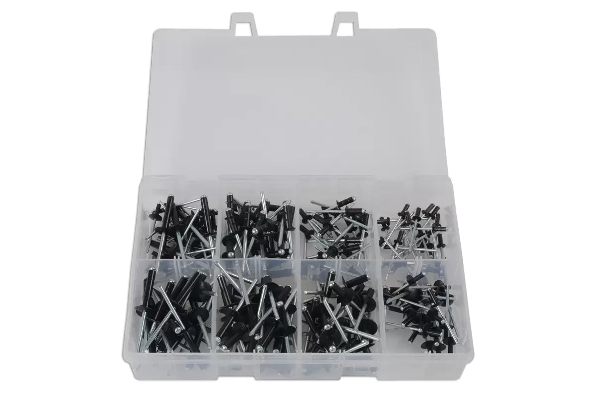 Connect - 31844 - Assorted Popular Black Rivets 200pc