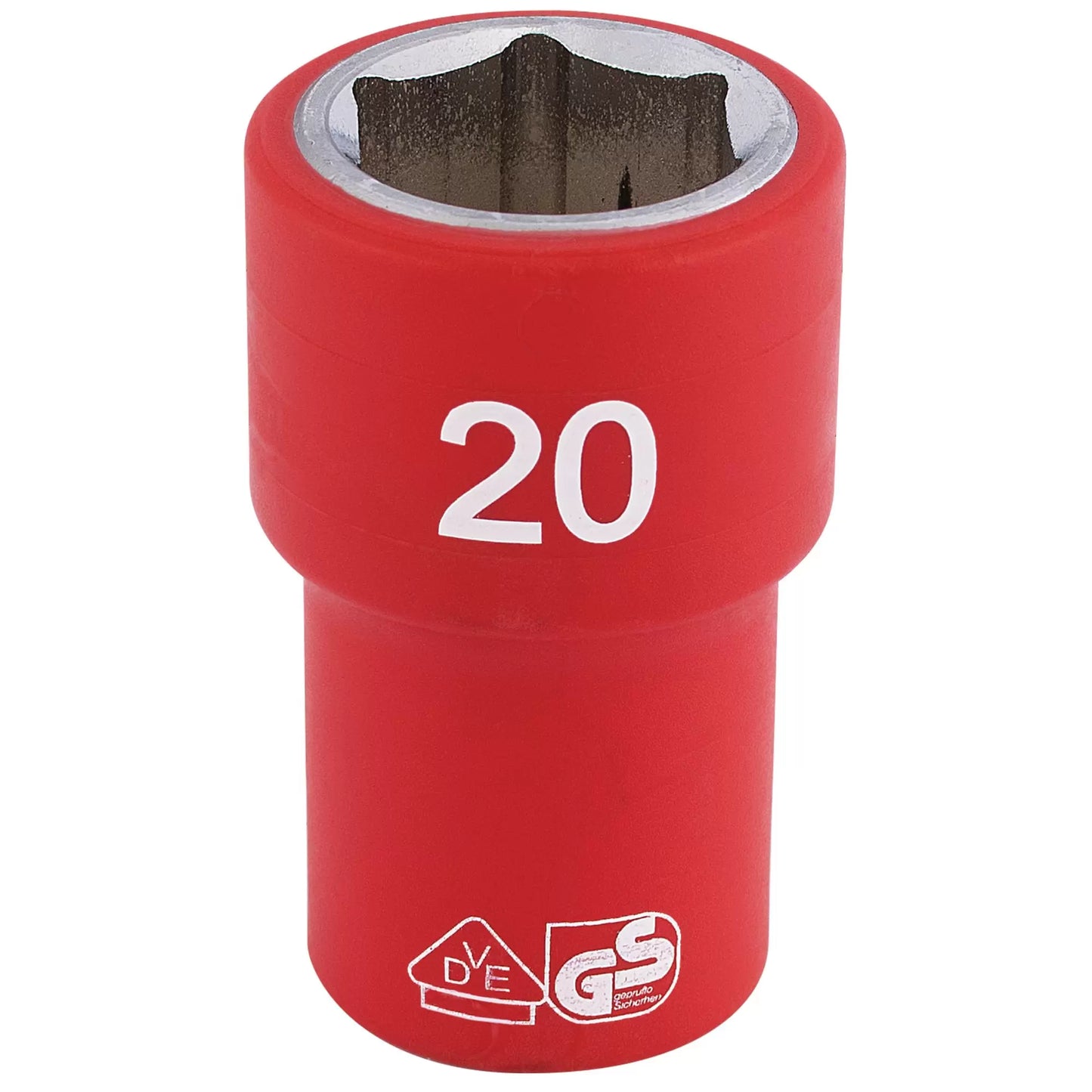Draper Tools - 31882 - Draper Expert Fully Insulated VDE Socket, 1/2" Sq. Dr., 20mm