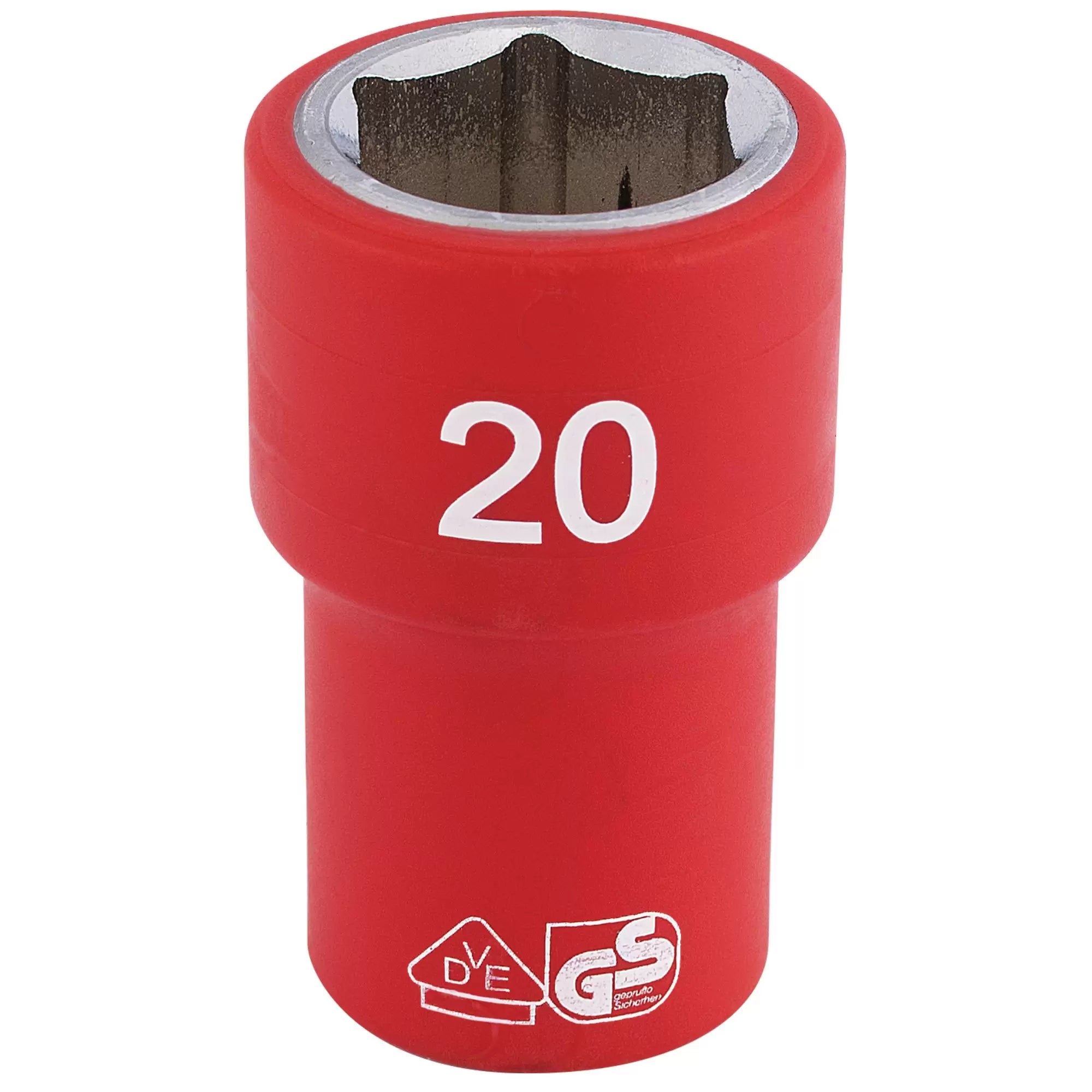 Draper Tools - 31882 - Draper Expert Fully Insulated VDE Socket, 1/2" Sq. Dr., 20mm