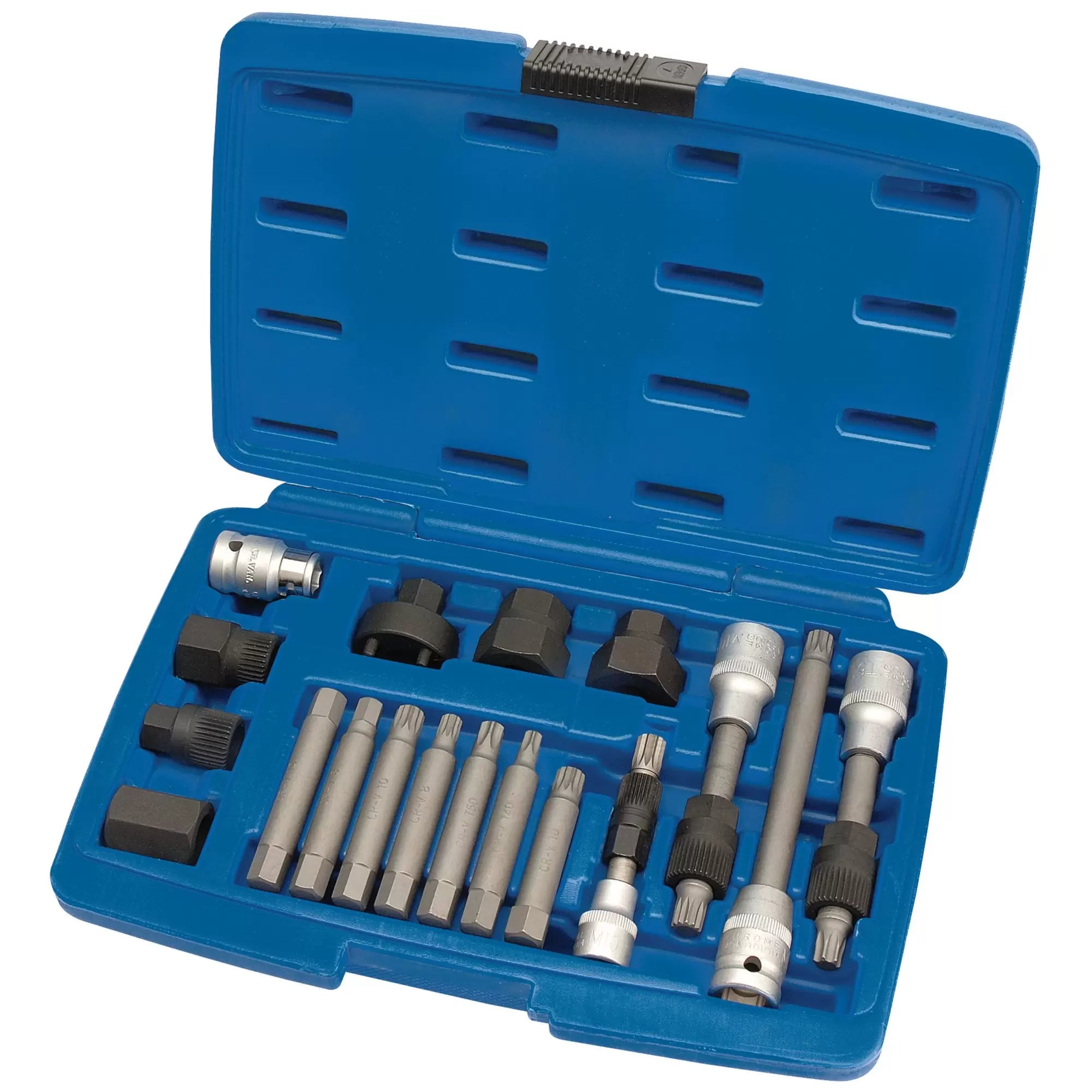 Draper Tools - 31921 - Draper Expert Alternator Pulley Tool Kit (18 Piece)