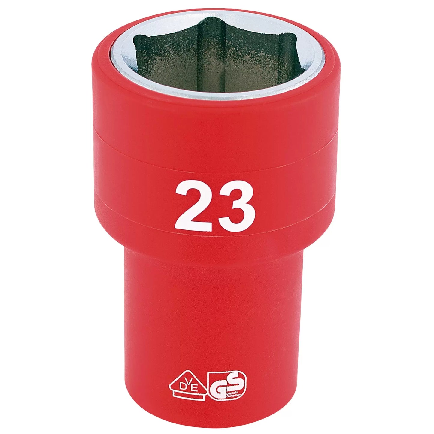Draper Tools - 31953 - Draper Expert Fully Insulated VDE Socket, 1/2" Sq. Dr., 23mm