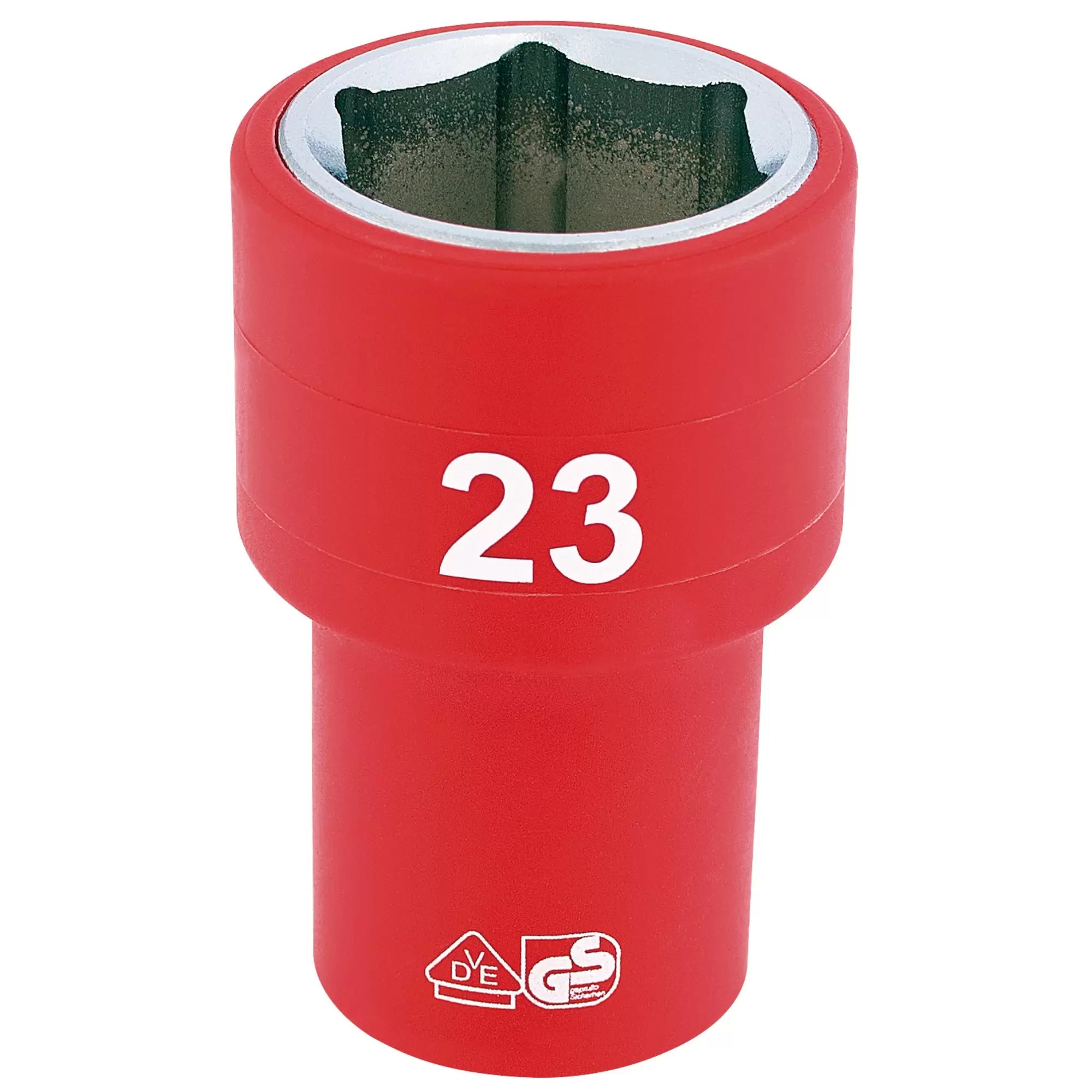 Draper Tools - 31953 - Draper Expert Fully Insulated VDE Socket, 1/2" Sq. Dr., 23mm