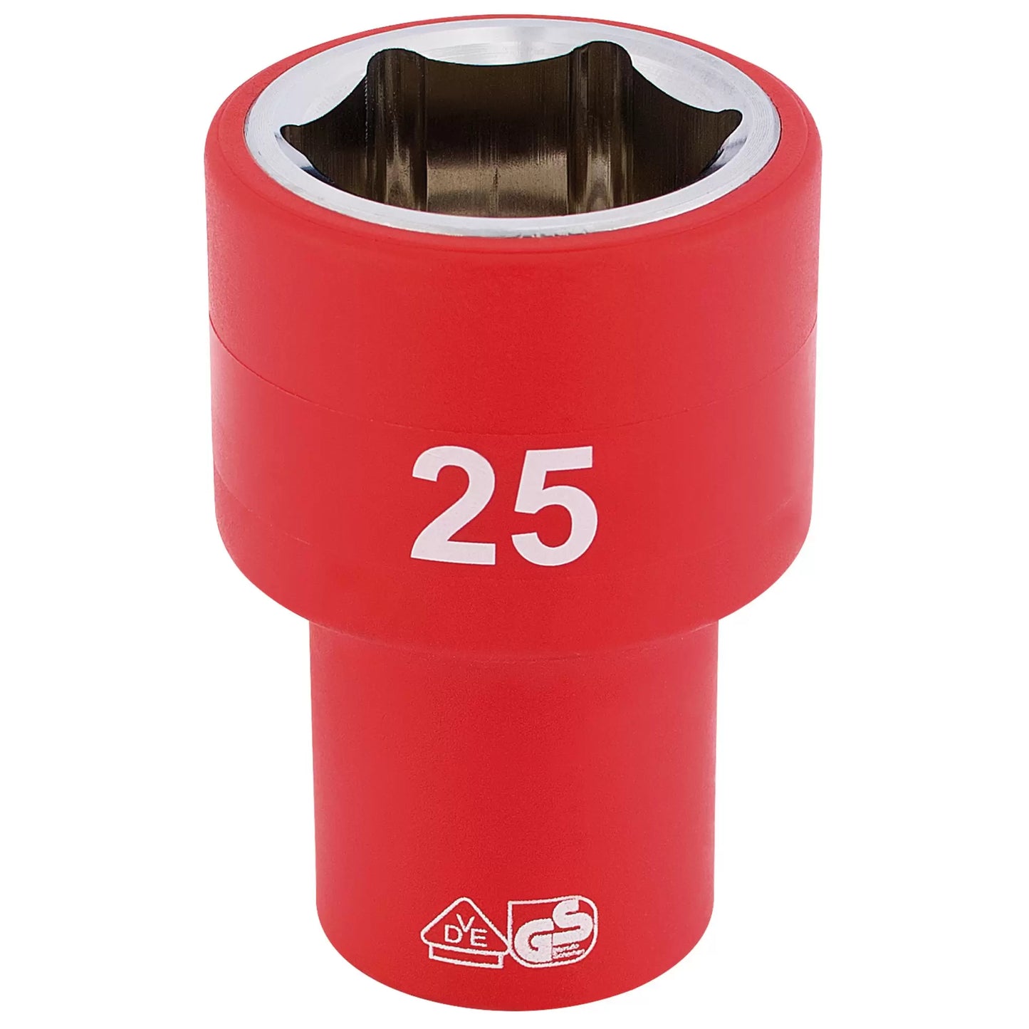 Draper Tools - 31961 - Draper Expert Fully Insulated VDE Socket, 1/2" Sq. Dr., 25mm