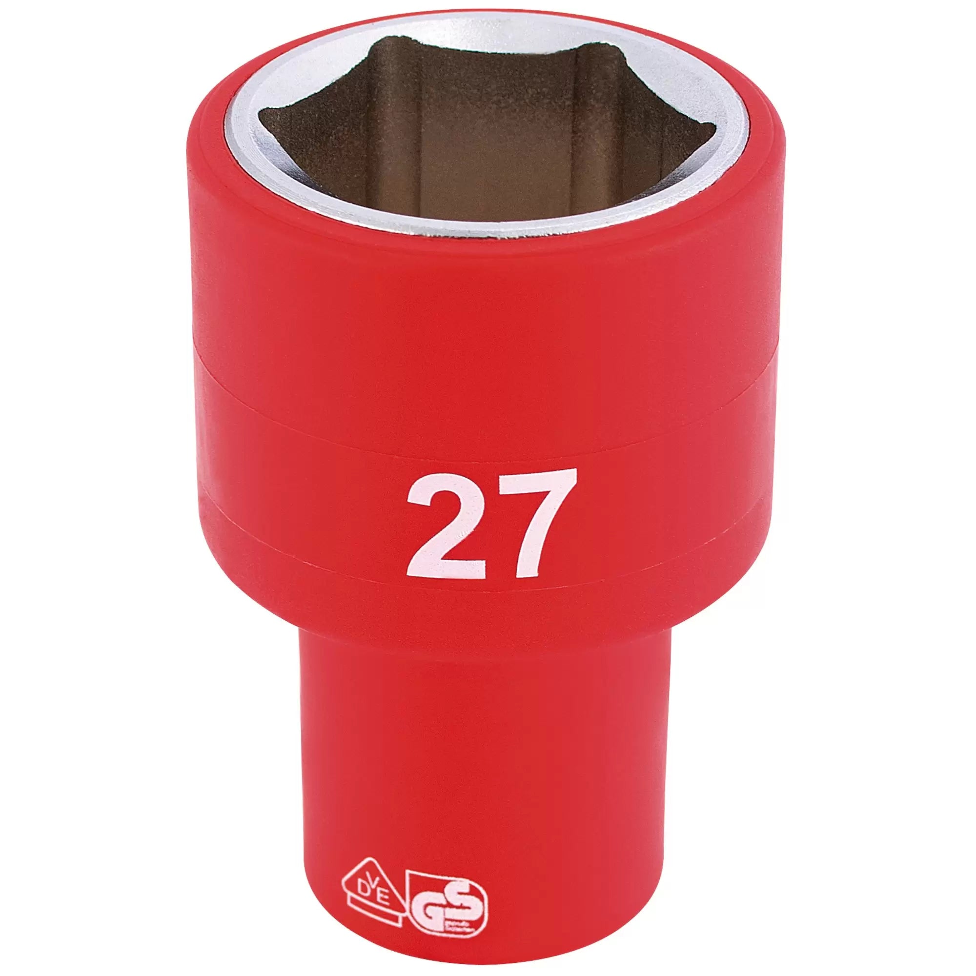 Draper Tools - 31964 - Draper Expert Fully Insulated VDE Socket, 1/2" Sq. Dr., 27mm