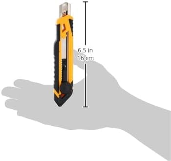 INGCO Snap-Off Blade Utility Knife – Heavy-Duty, Retractable with Blade Storage – HKNS16618