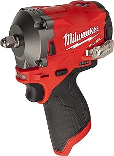Milwaukee M12 FIW38-0 12V 3/8" Cordless Impact Wrench – Black/Red (Bare Tool)