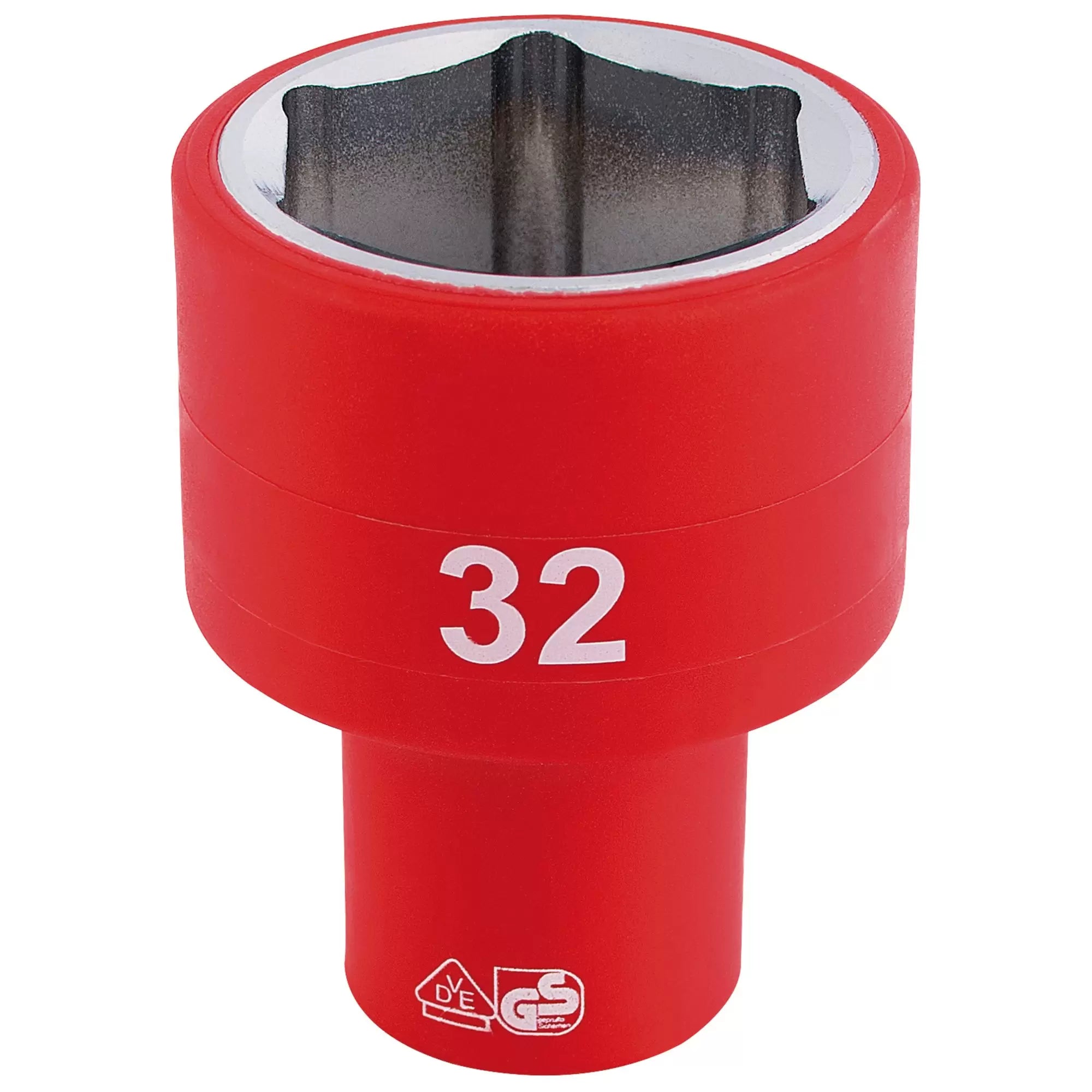 Draper Tools - 32017 - Draper Expert Fully Insulated VDE Socket, 1/2" Sq. Dr., 32mm