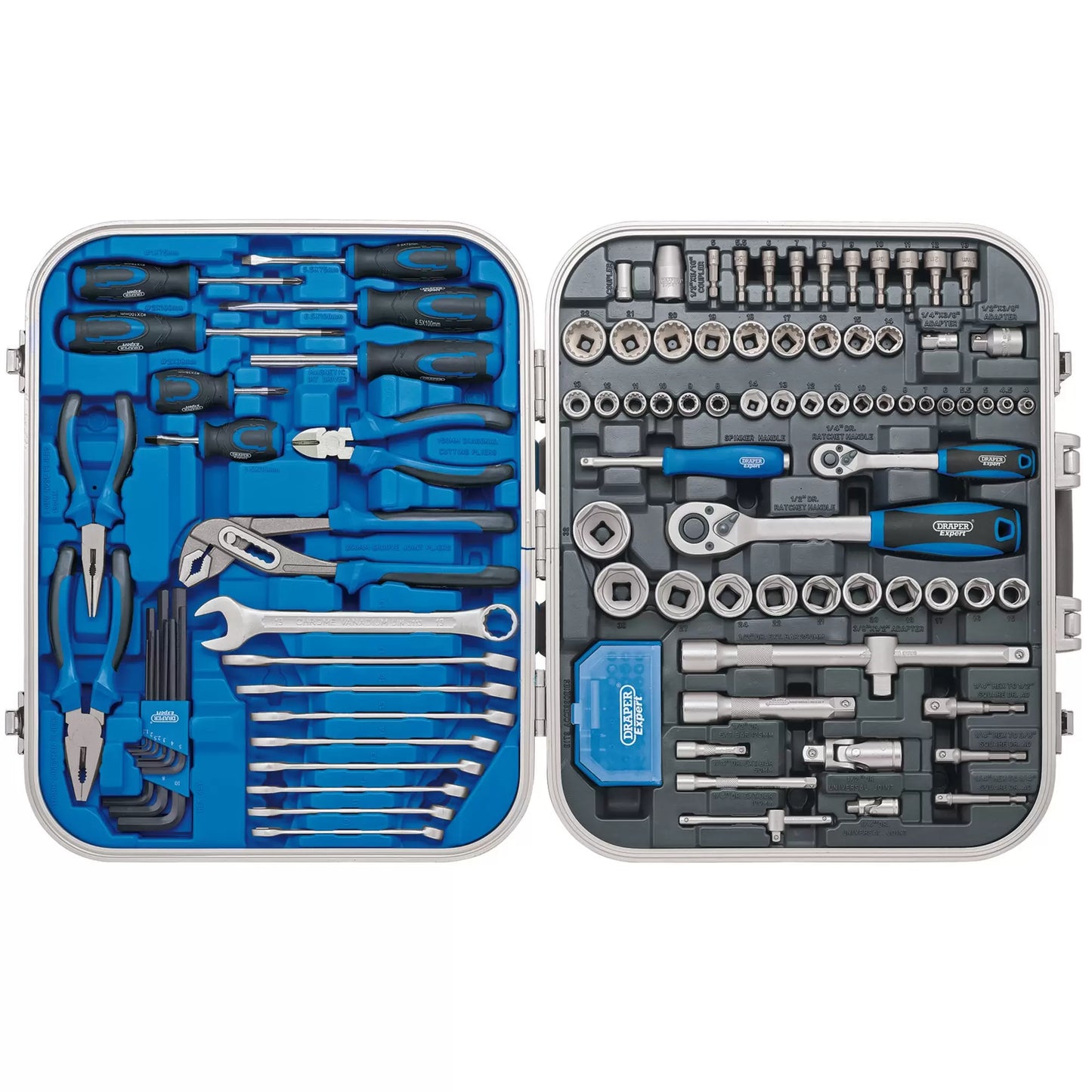 Draper Tools - 32027 - Draper Expert Mechanics Tool Kit (127 Piece)