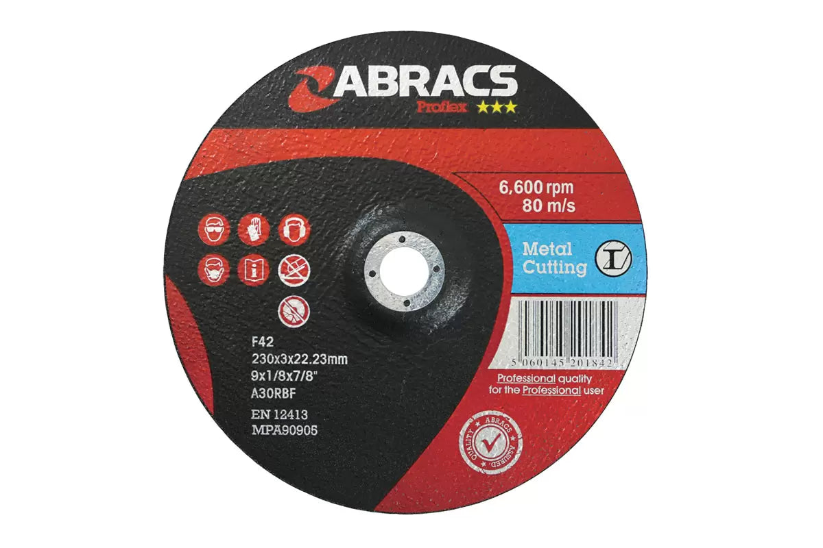 Connect - 32063 - Abracs DPC Cutting Discs 230mm x 3.0mm 5pc
