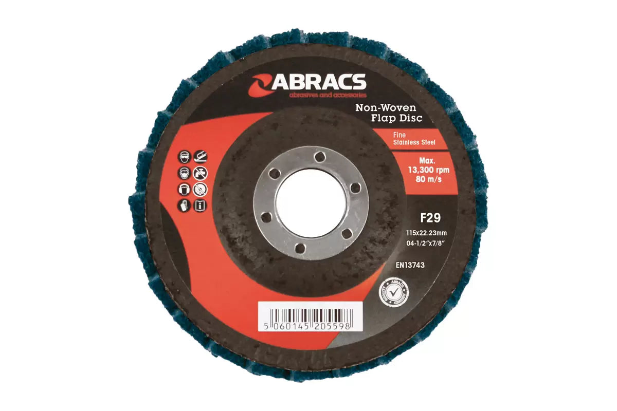 Connect - 32077 - Abracs Flap Discs 115mm Fine