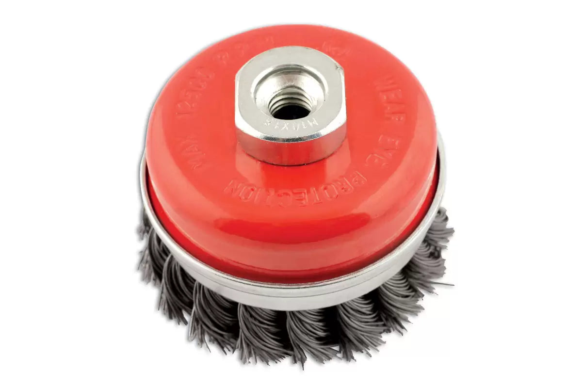 Abracs Twist Knot Cup Brush 70mm x M14 1pc