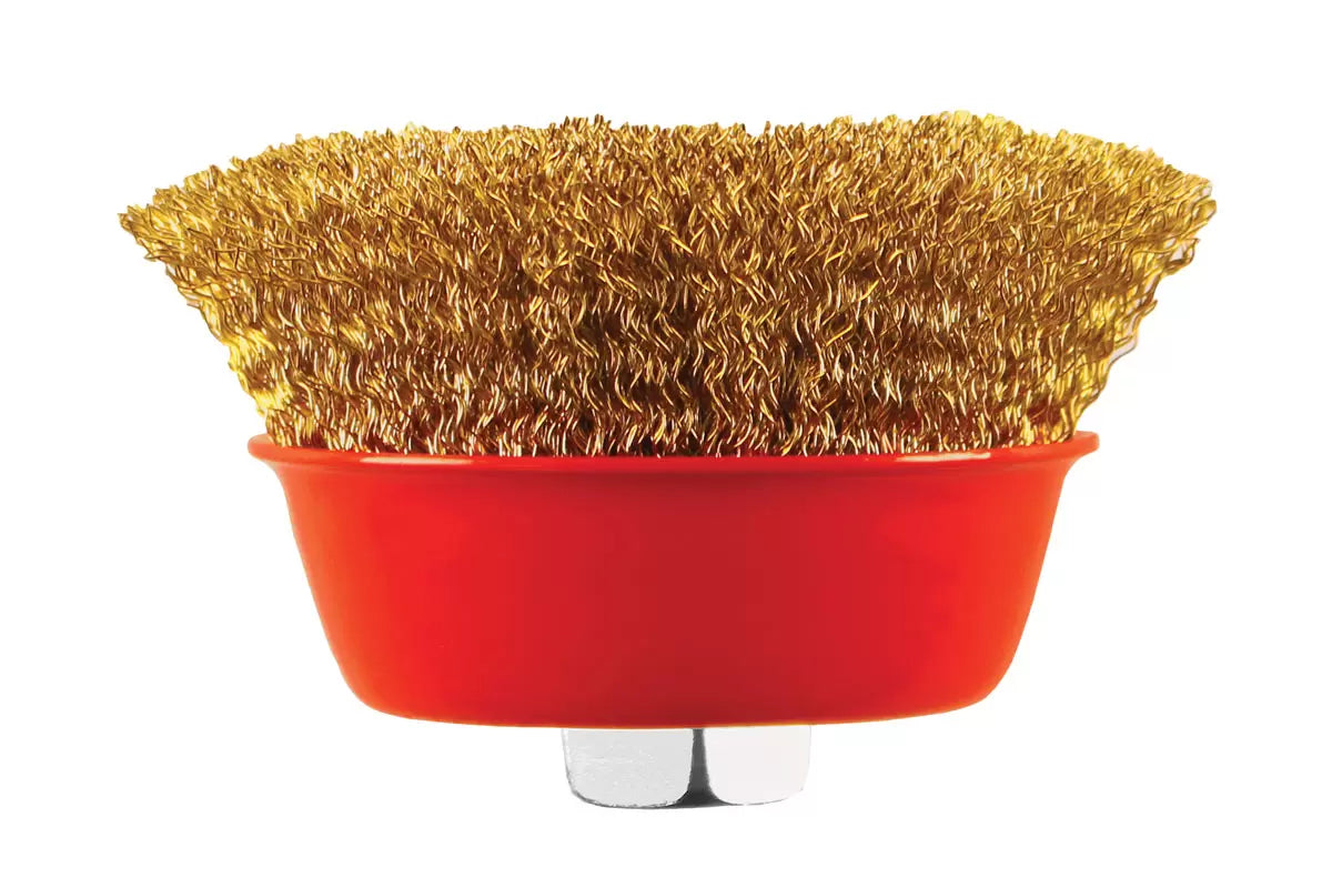 Abracs Crimped Cup Brush 100mm x M14 1pc