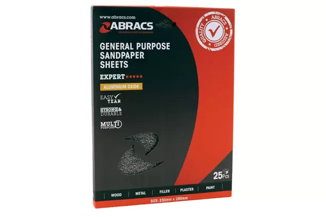 Connect - 32158 - Abracs Sandpaper / Production Sheets P80 25pc