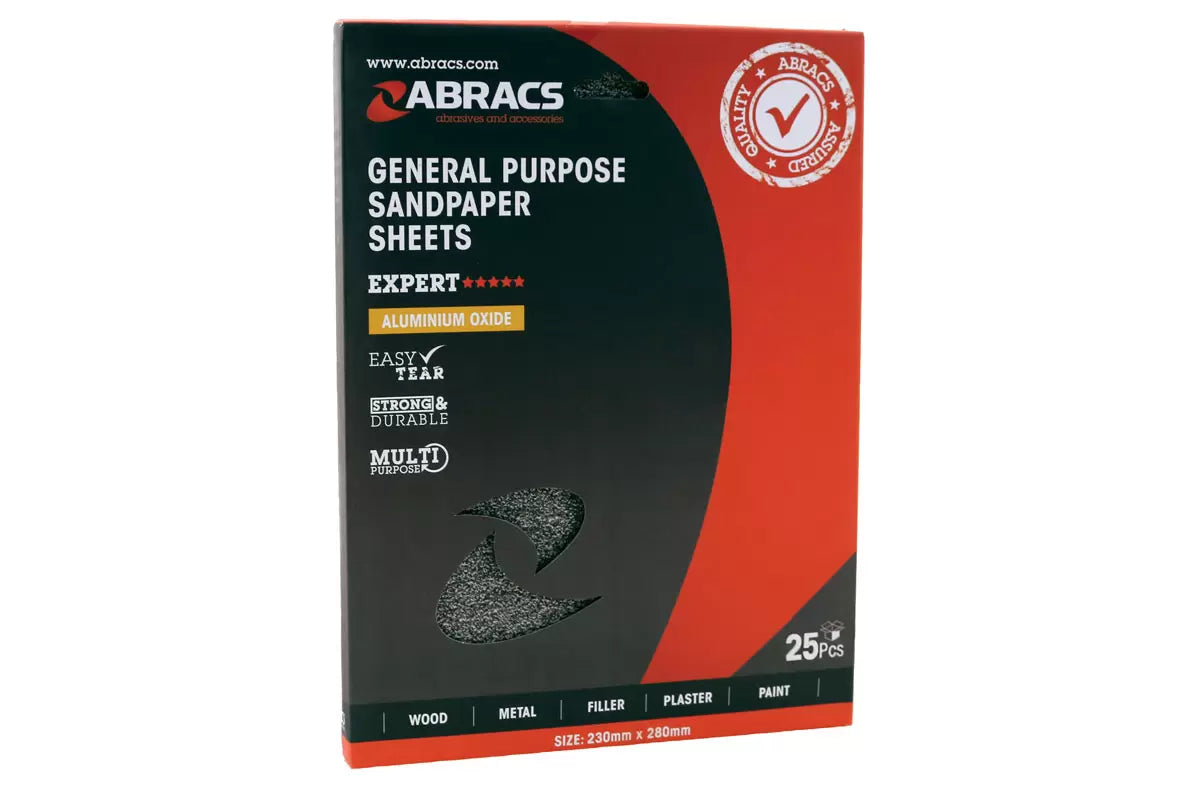 Connect - 32159 - Abracs Sandpaper / Production Sheets P60 25pc