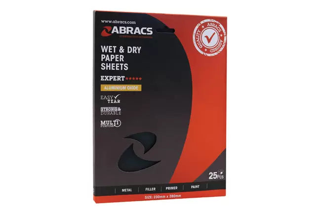 Connect - 32161 - Abracs Wet & Dry Abrasive Sheets P1200 25pc