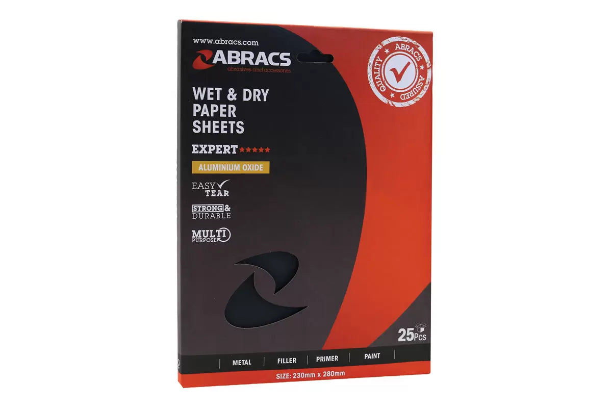 Connect - 32165 - Abracs Wet & Dry Abrasive Sheets P400 25pc