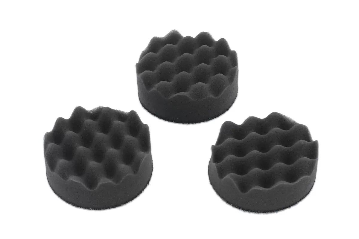 Connect - 32278 - Finishing Corrugated Velcro Black Pad 3pc