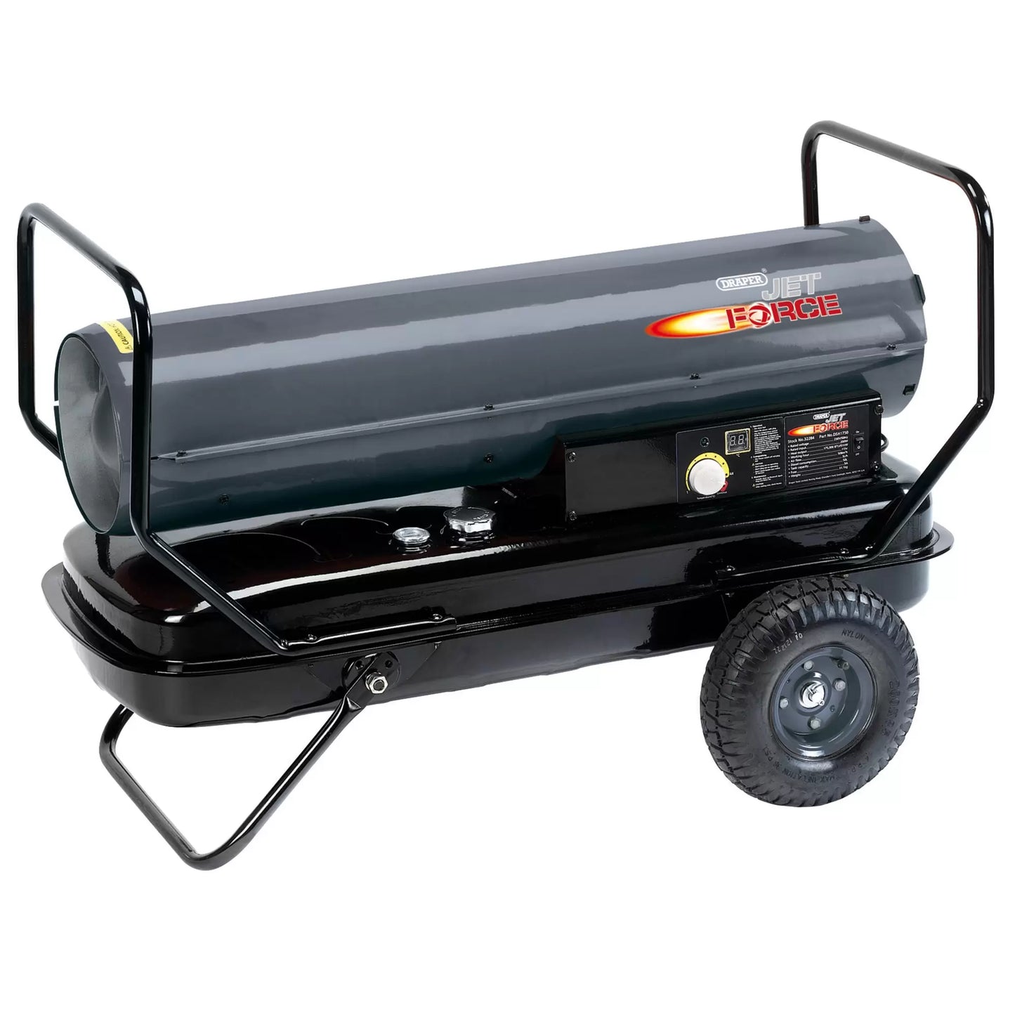 Draper Tools - 32284 - Jet Force Diesel and Kerosene Space Heater, 175,000 BTU/51kW