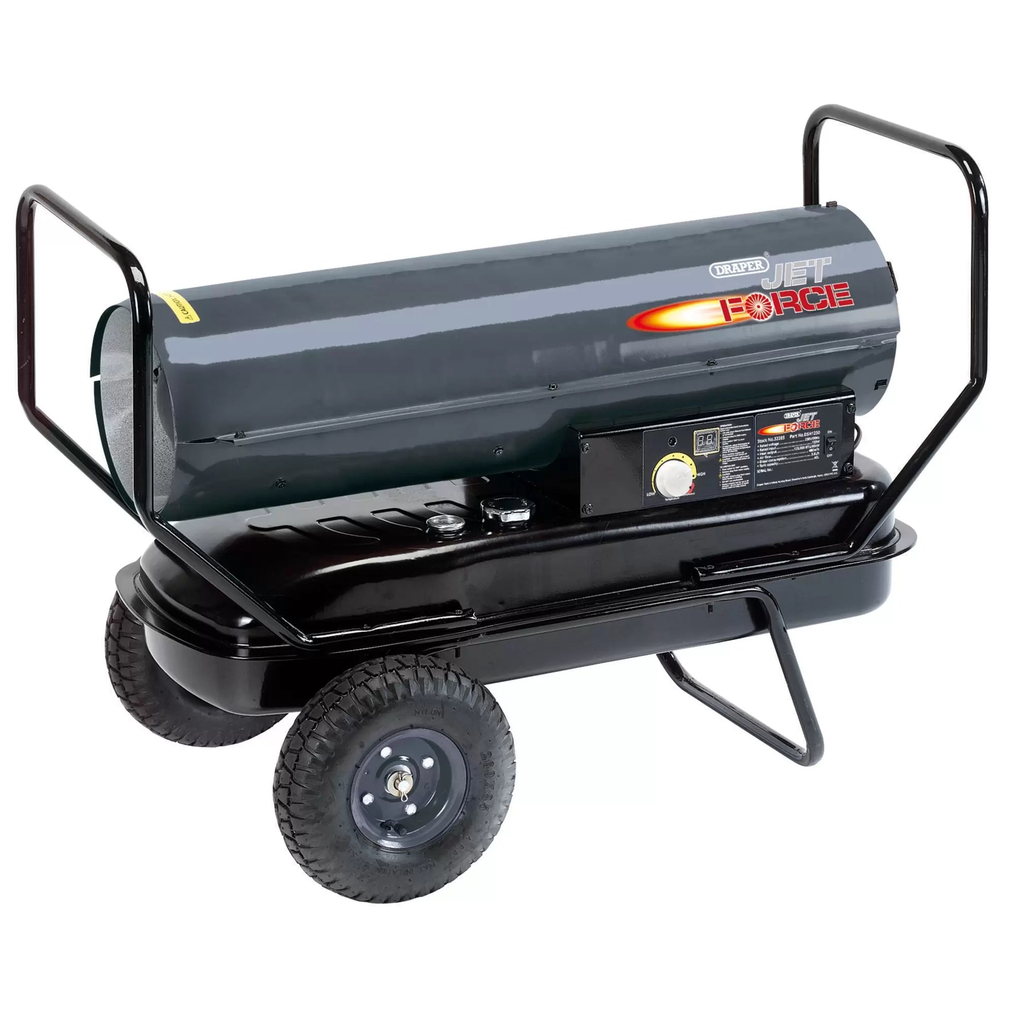 Draper Tools - 32285 - Jet Force Diesel and Kerosene Space Heater, 125000 BTU/36kW