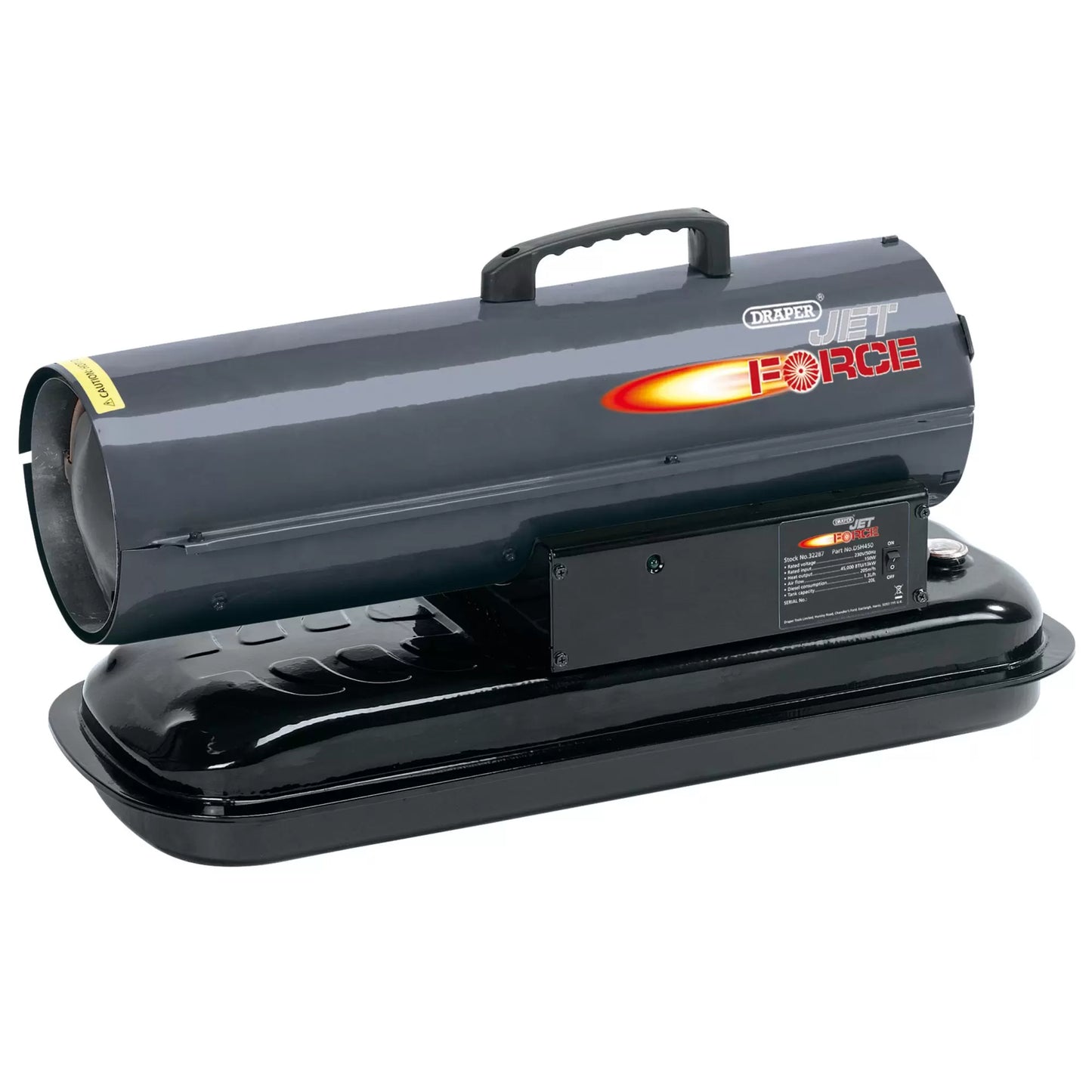 Draper Tools - 32287 - Jet Force Diesel and Kerosene Space Heater, 45,000 BTU/13kW
