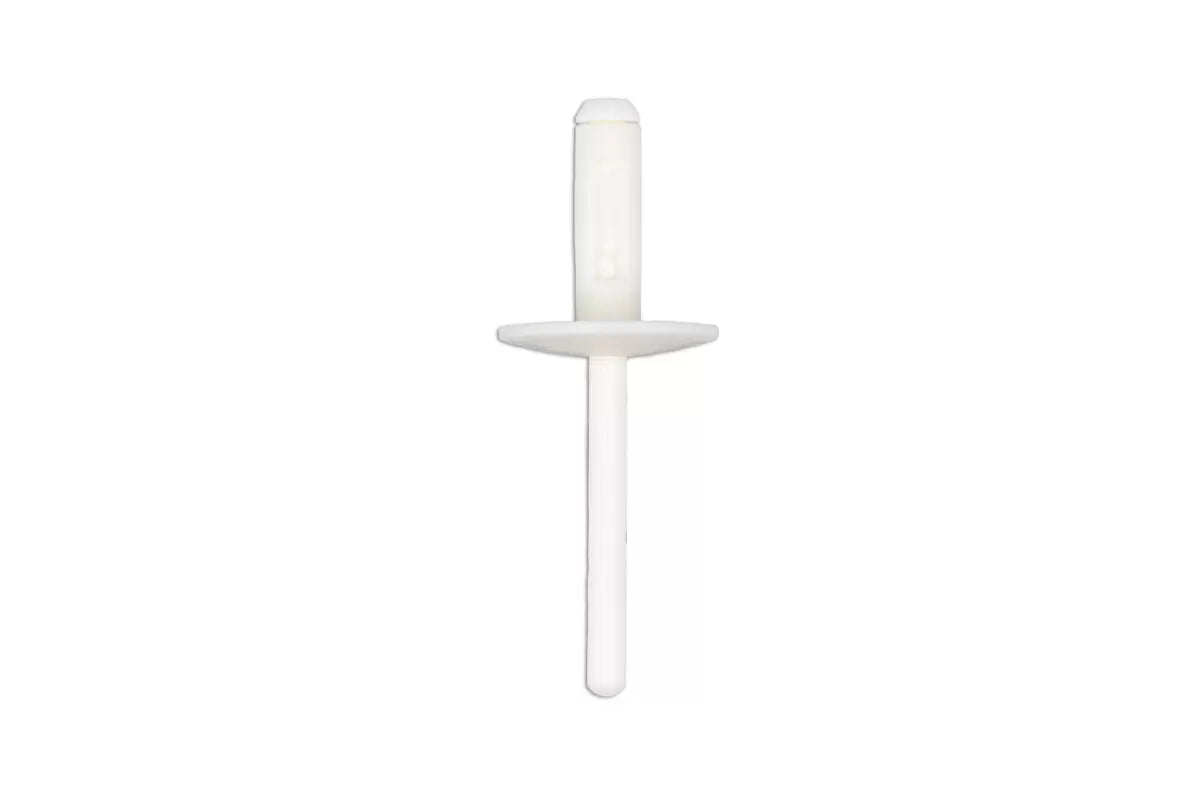 Connect - 32330 - White Plastic Trim Rivet - for BMW 50pc
