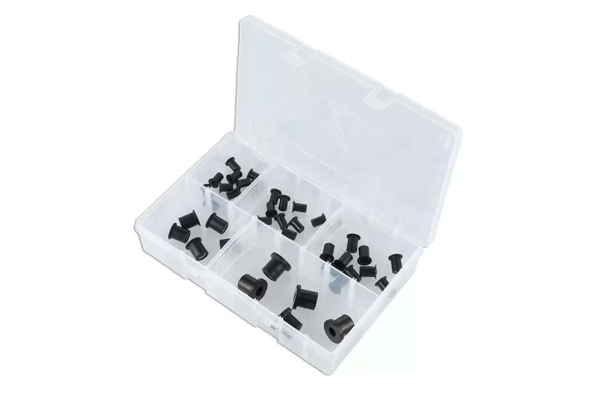 Connect - 32452 - Assorted Rubber Nut Insert Set 40pc