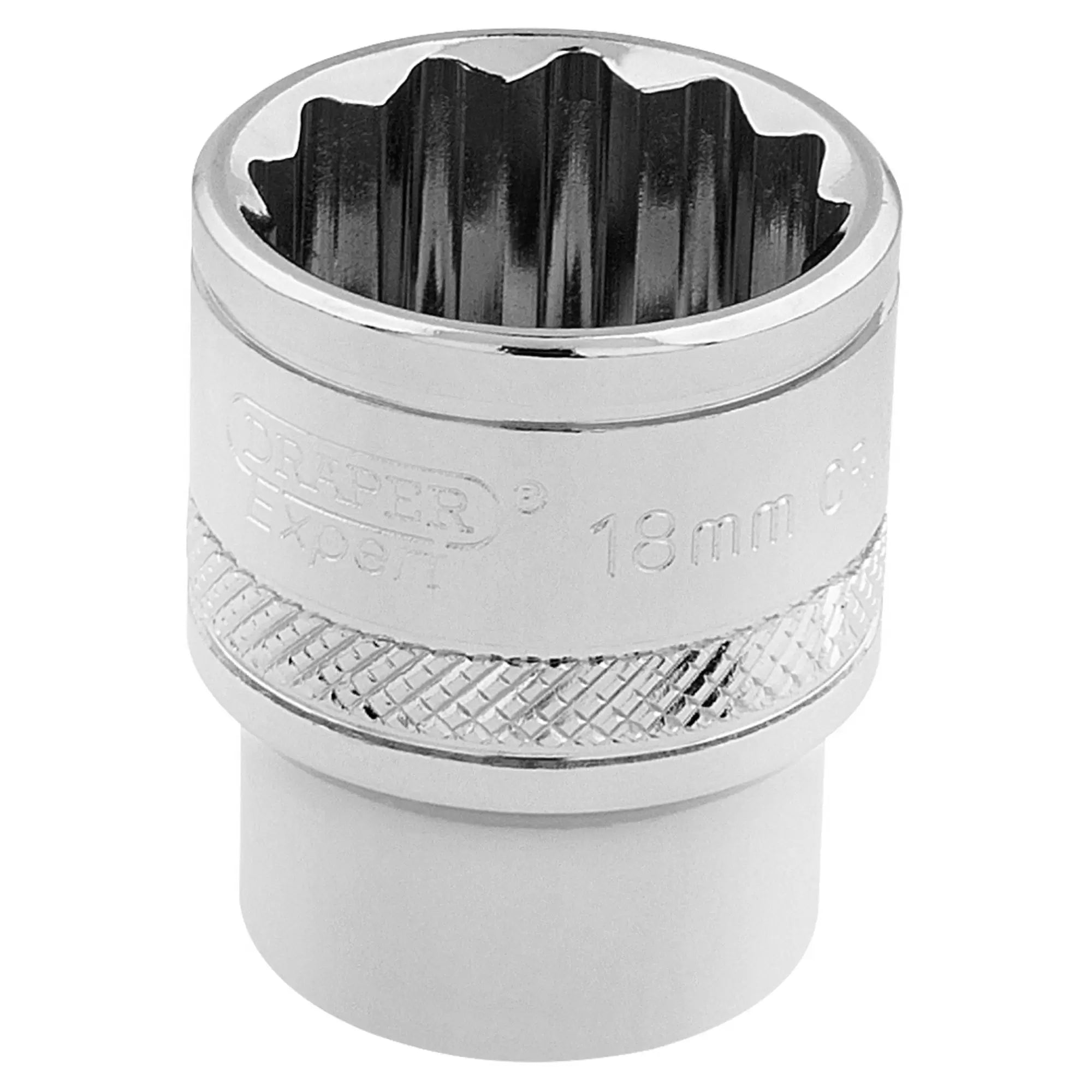 Draper Tools - 32786 - Draper Expert HI-TORQ® 12 Point Socket, 3/8" Sq. Dr., 18mm