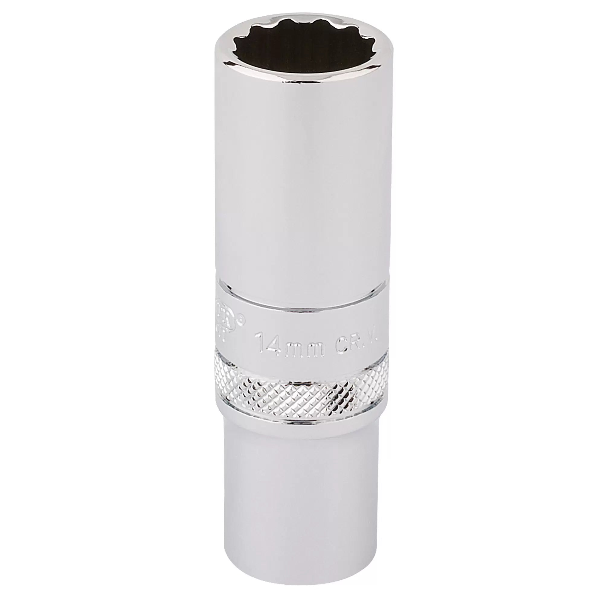Draper Tools - 32955 - Draper Expert HI-TORQ® 12 Point Deep Socket, 3/8" Sq. Dr., 14mm