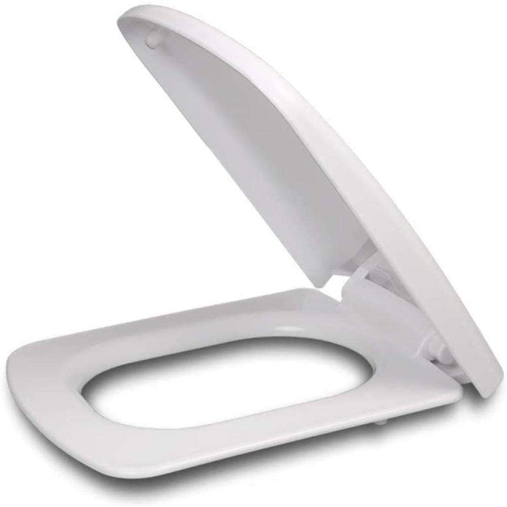 Milano 337S 250MM Rimless WC S-Trap With PP Seat Cover, White