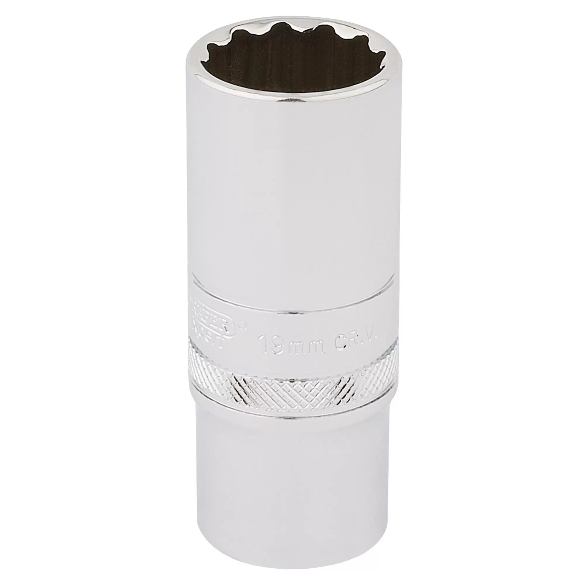 Draper Tools - 33036 - Draper Expert HI-TORQ® 12 Point Deep Socket, 3/8" Sq. Dr., 19mm