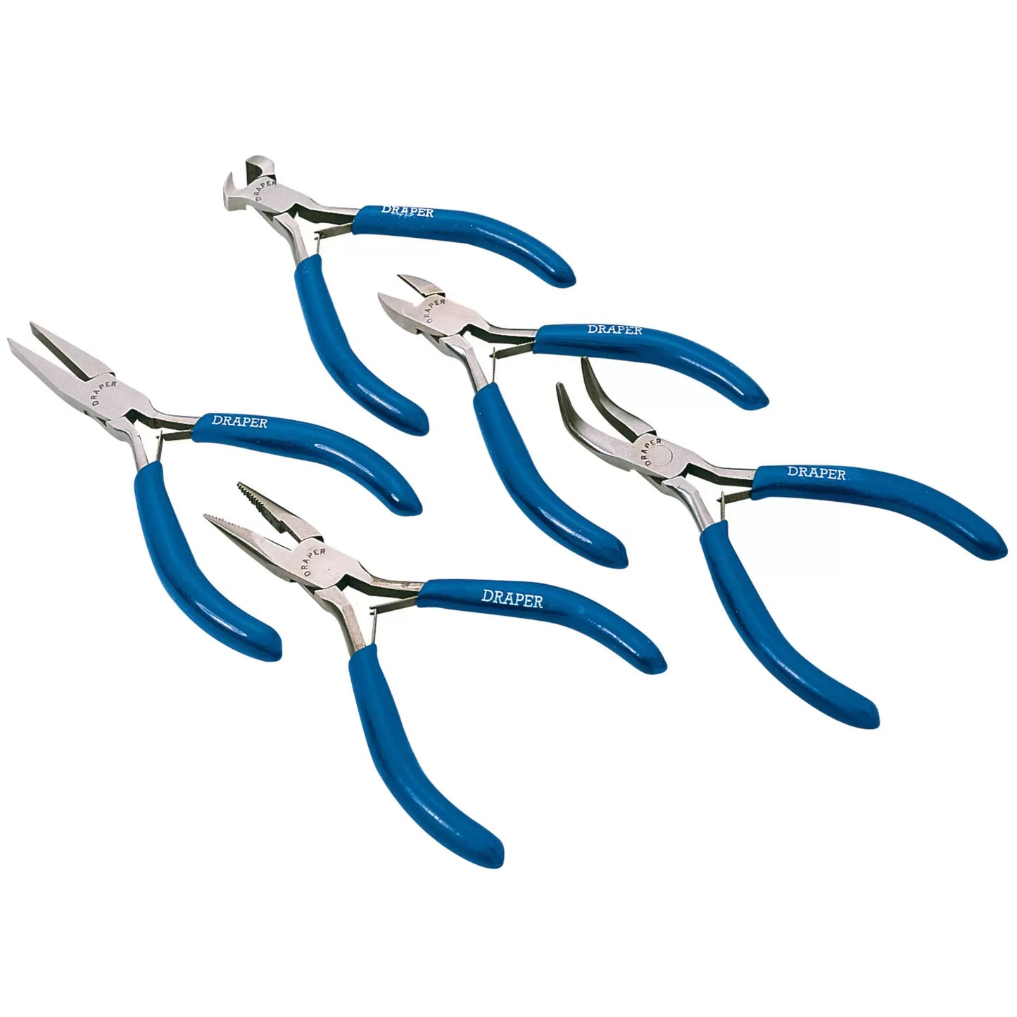 Draper Tools - 33057 - Carbon Steel Mini Plier Set (5 Piece)