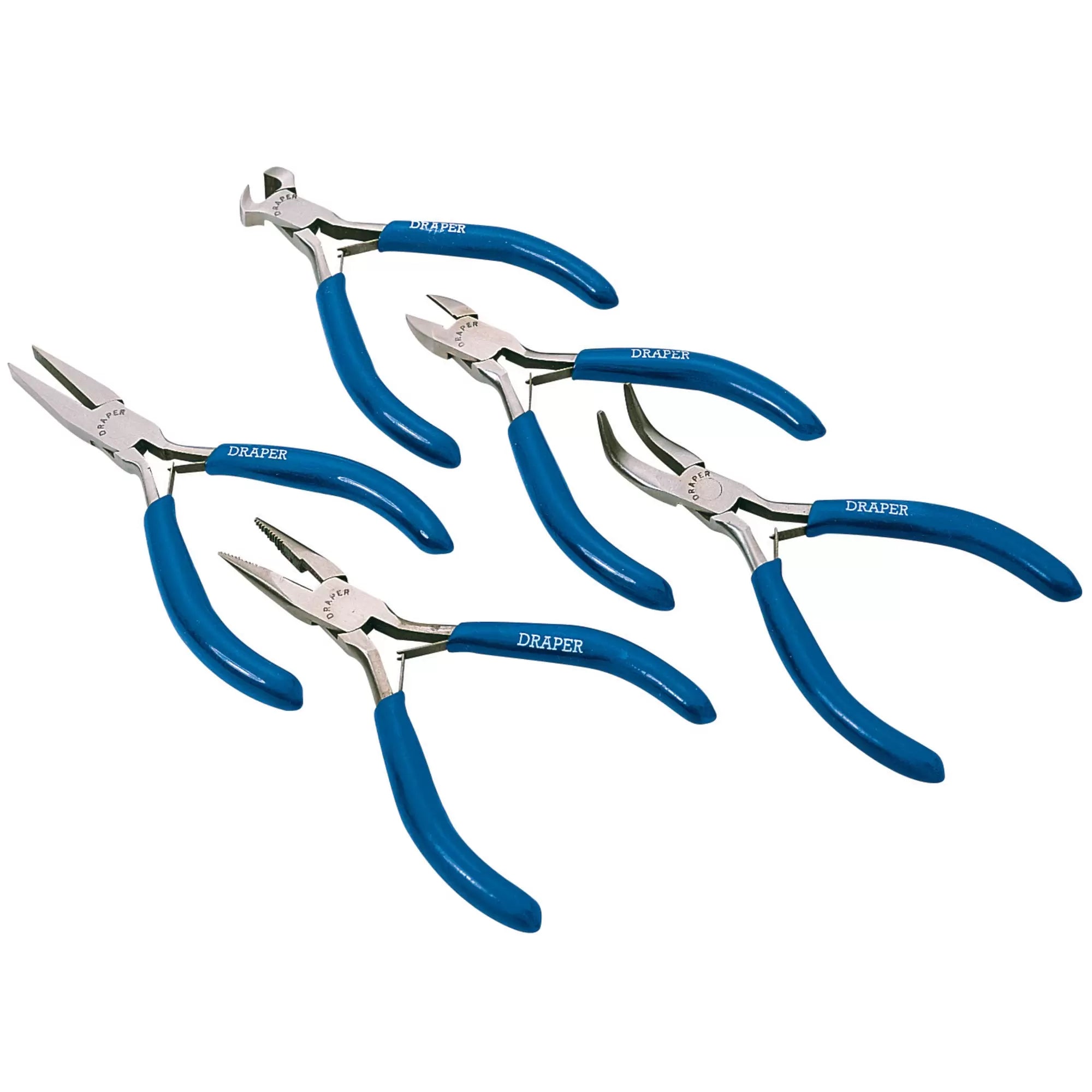 Draper Tools - 33057 - Carbon Steel Mini Plier Set (5 Piece)