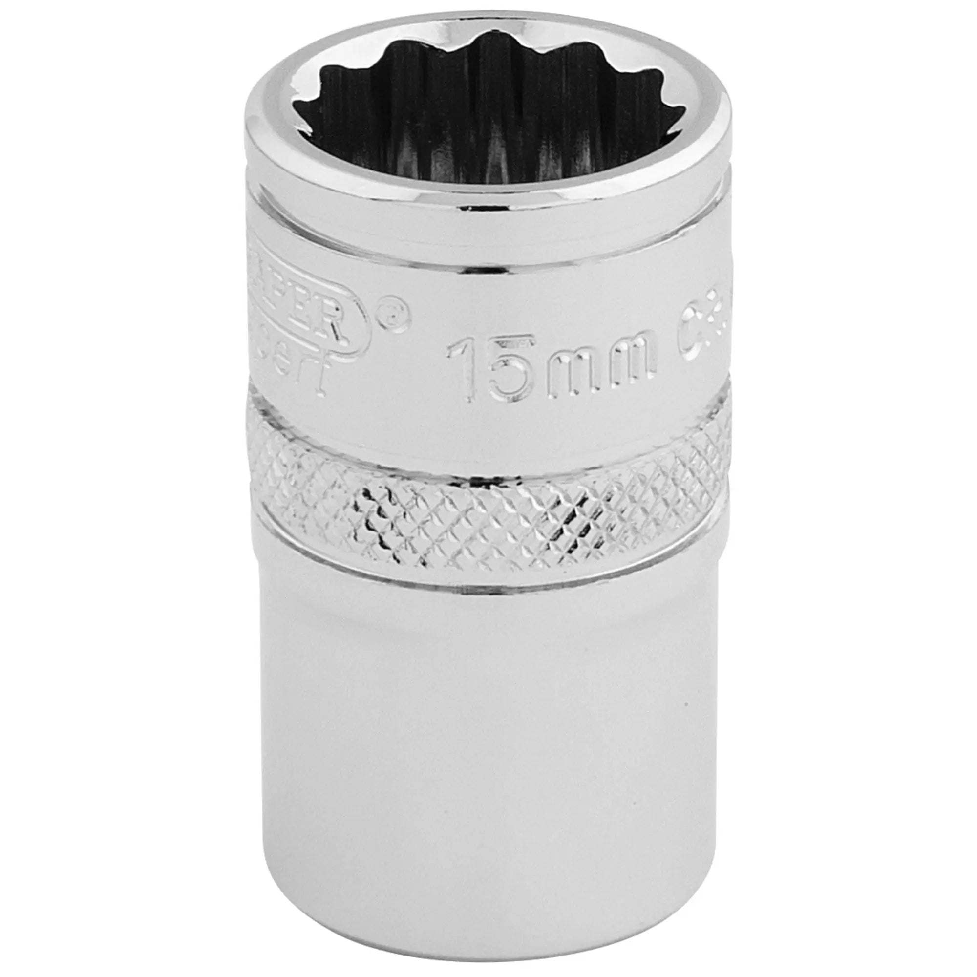 Draper Tools - 33136 - Draper Expert HI-TORQ® 12 Point Socket, 1/2" Sq. Dr., 15mm