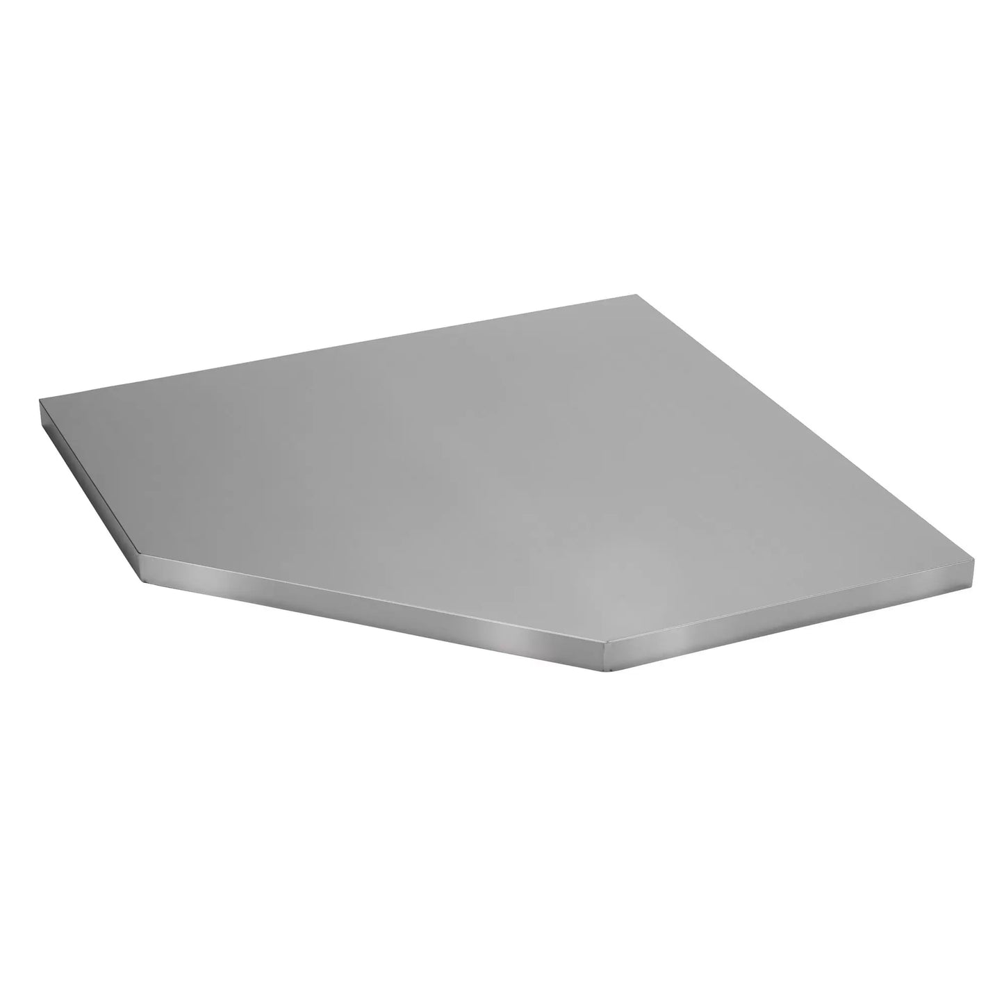 Draper Tools - 33203 - BUNKER Modular Stainless Steel Worktop for Corner Cabinet, 865mm