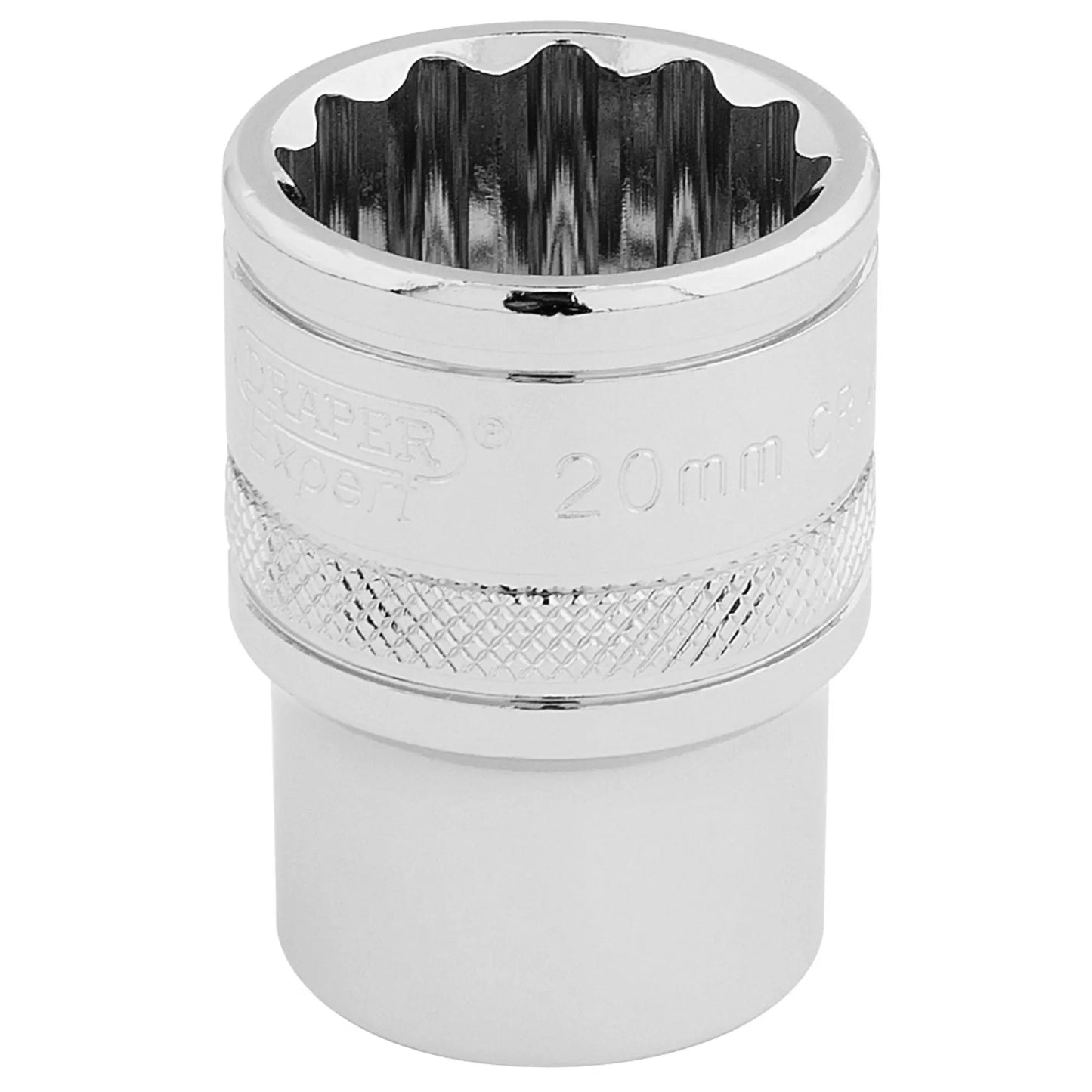Draper Tools - 33289 - Draper Expert HI-TORQ® 12 Point Socket, 1/2" Sq. Dr., 20mm